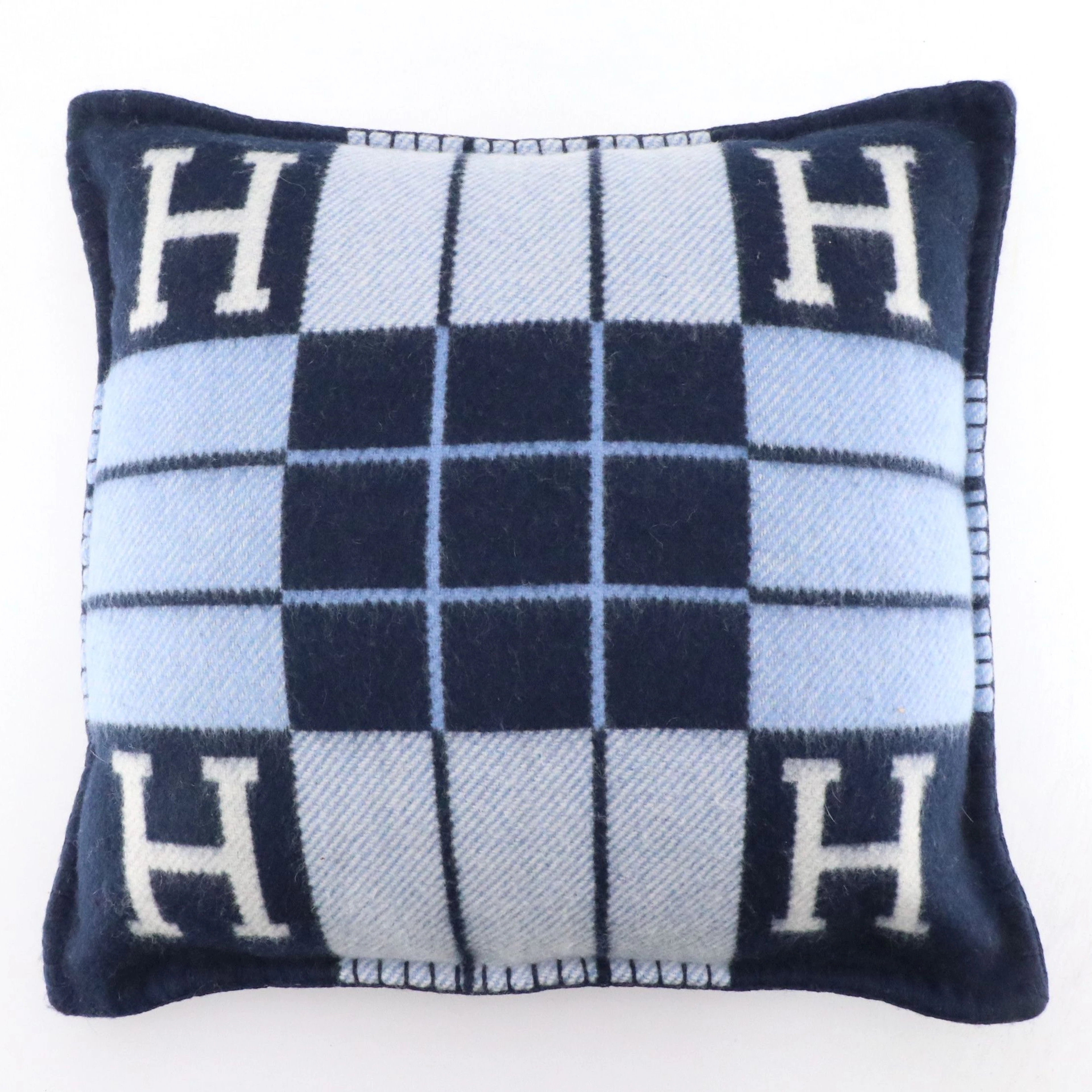 Hermès Avalon III Merino Wool/Cashmere Small Throw Pillow