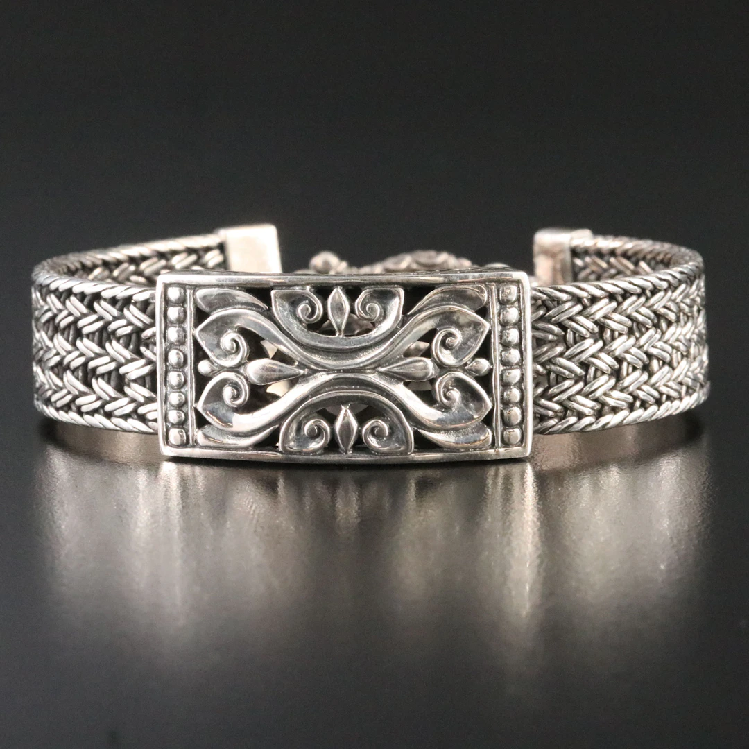 Sterling Woven Bracelet