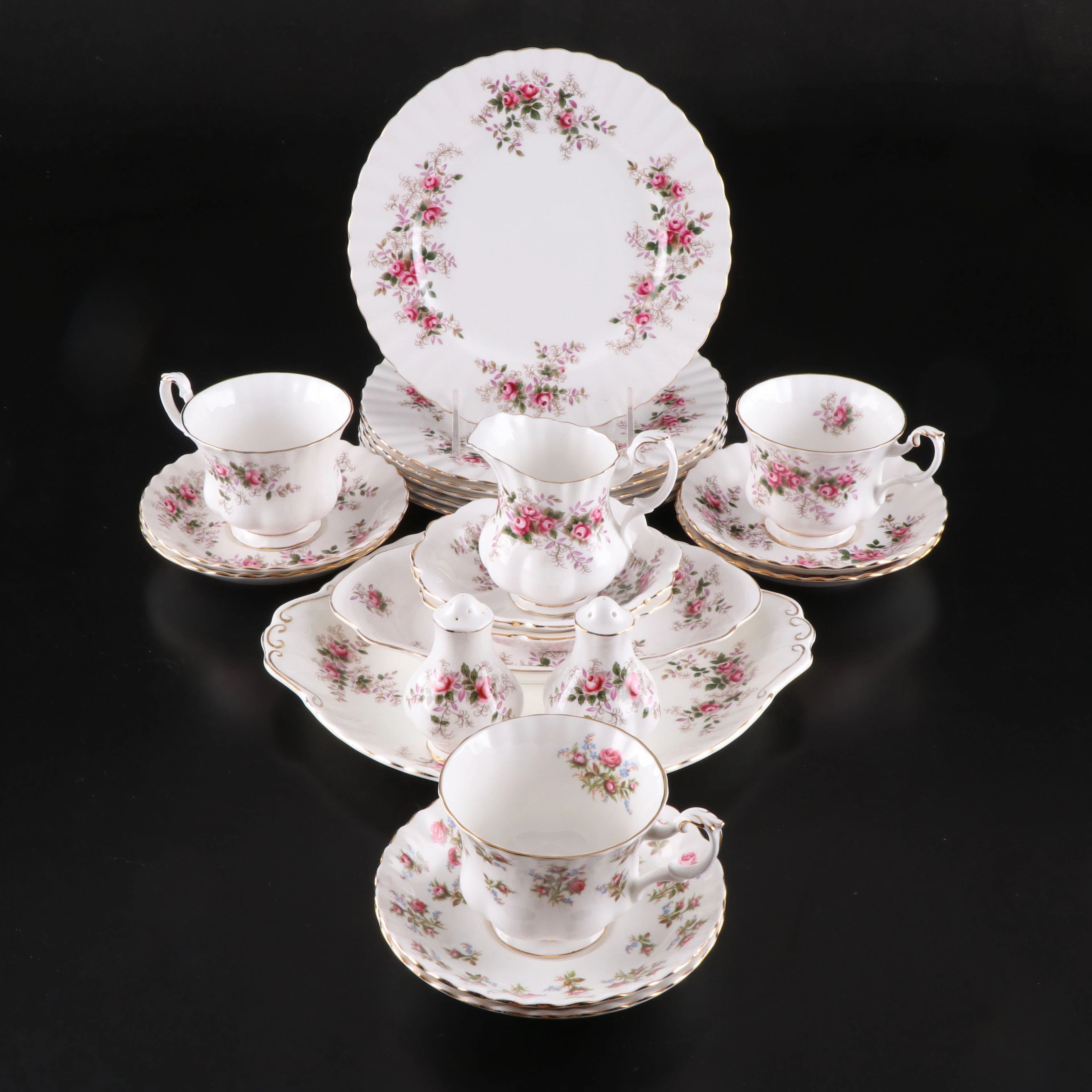 Royal Albert "Lavender Rose" Bone China Dinnerware with "Winsome"