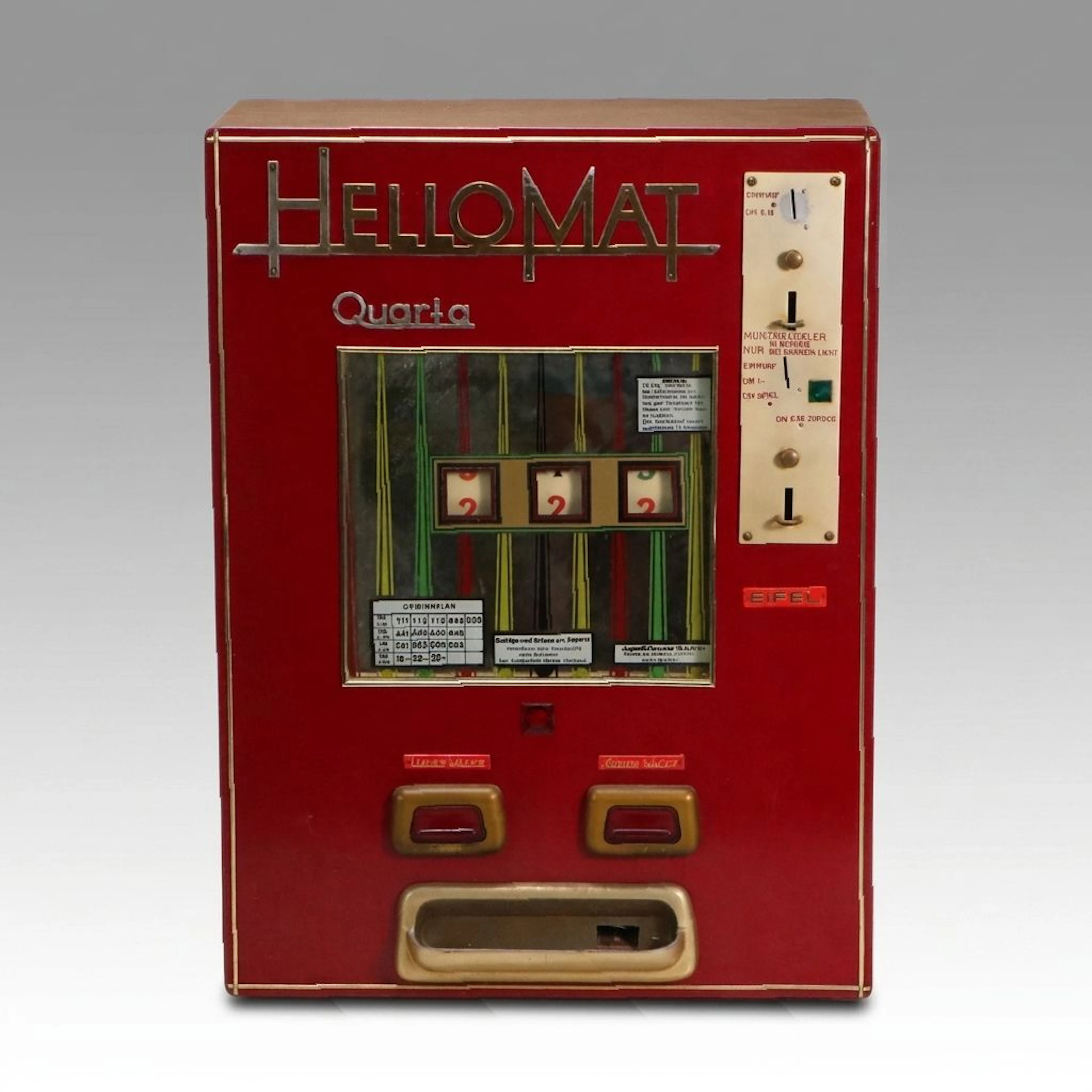 HelloMat German Slot Machine, Mid-20th Century
