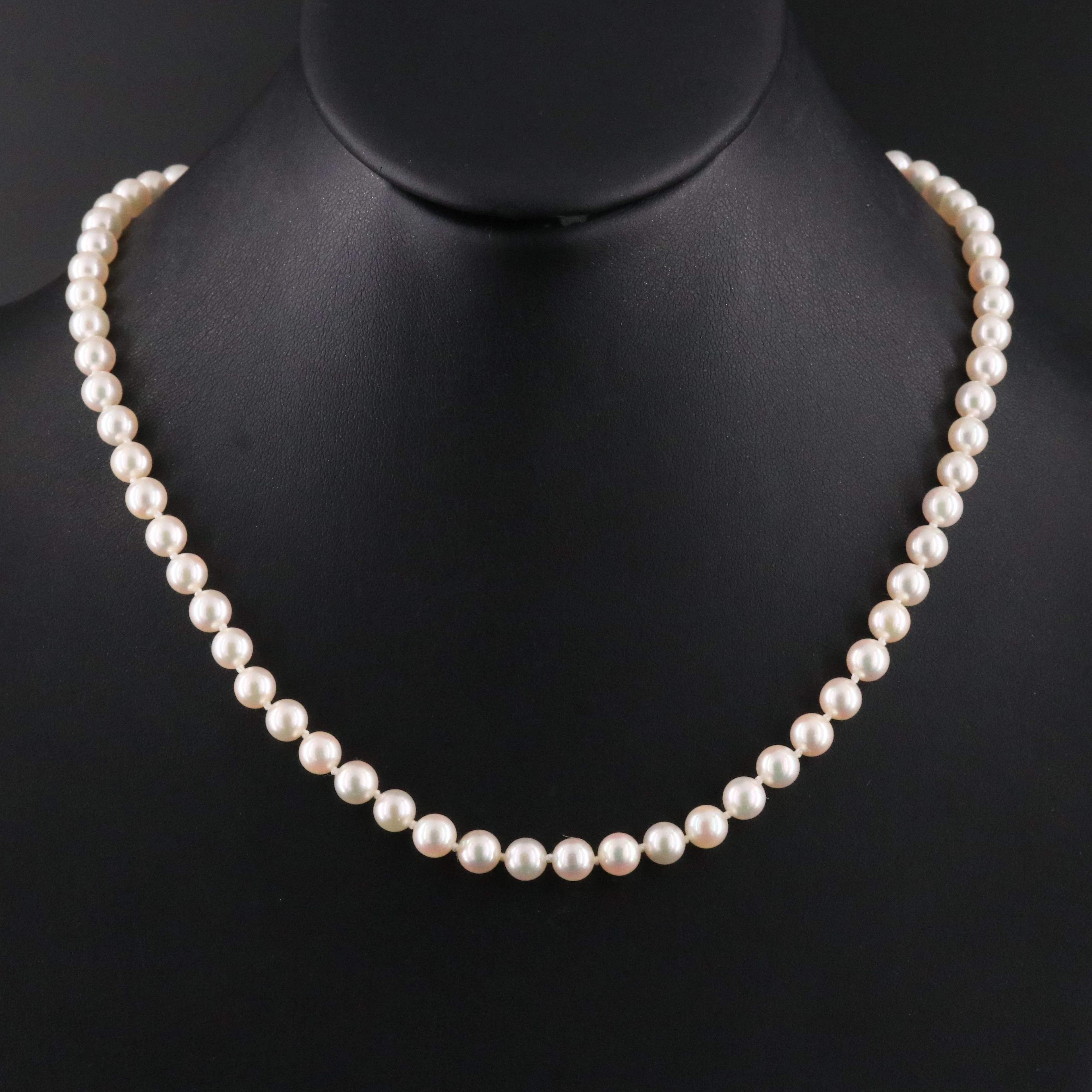 Tiffany & Co. Princess Length Necklace with 18K Signature X Clasp