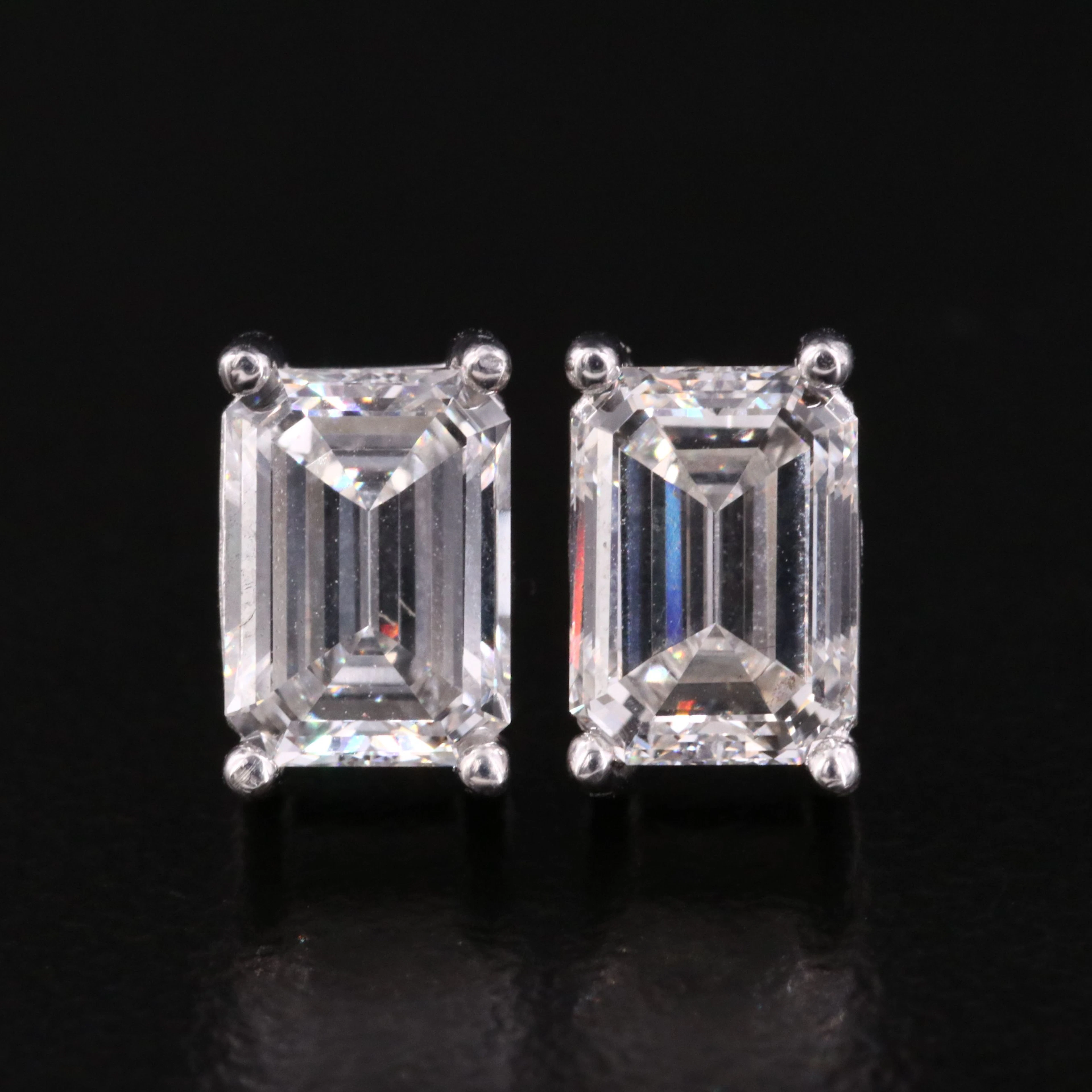 14K 2.10 CTW Lab Grown Diamond Earrings