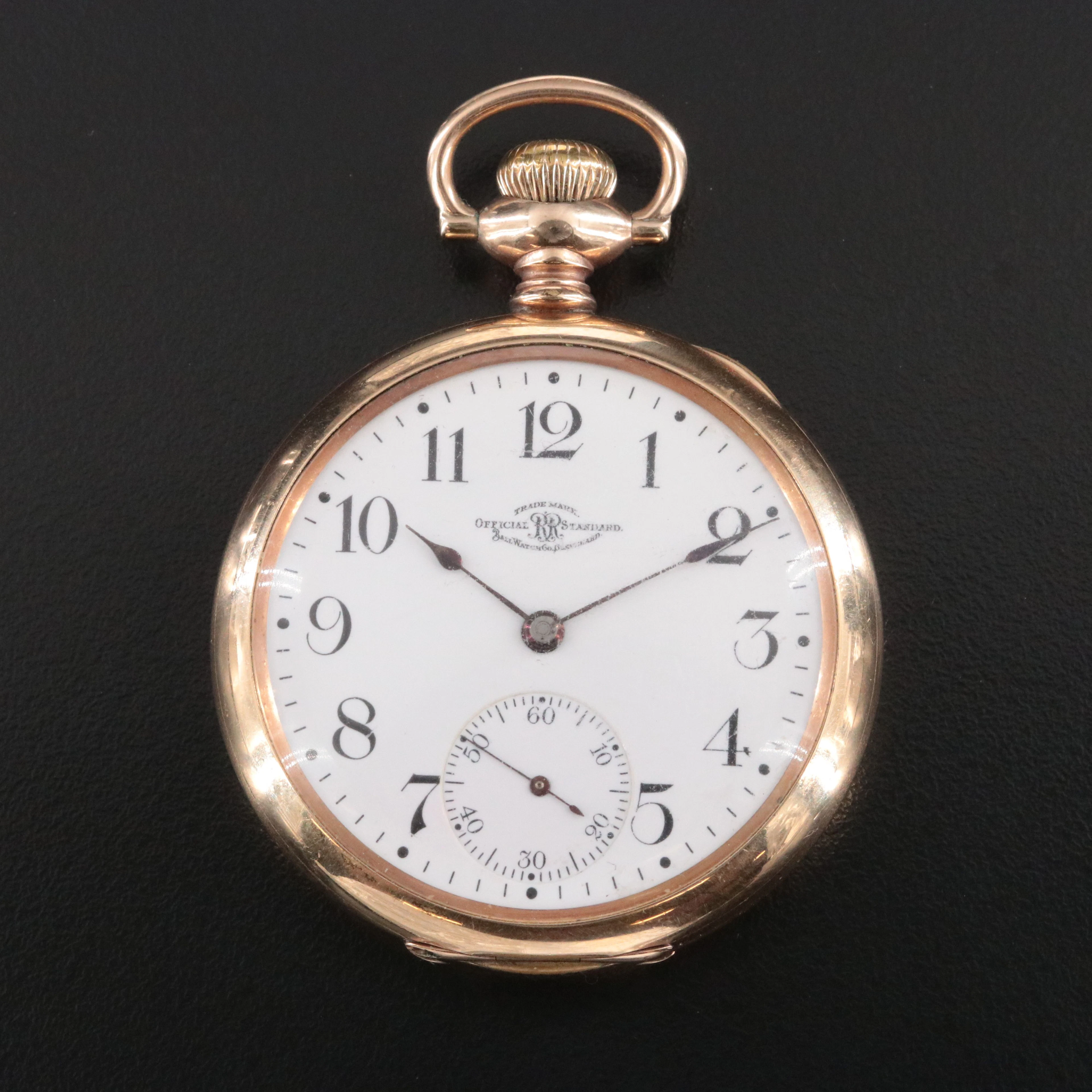 Ball Watch Co. "Official Standard" Open Face Pocket Watch c.1899
