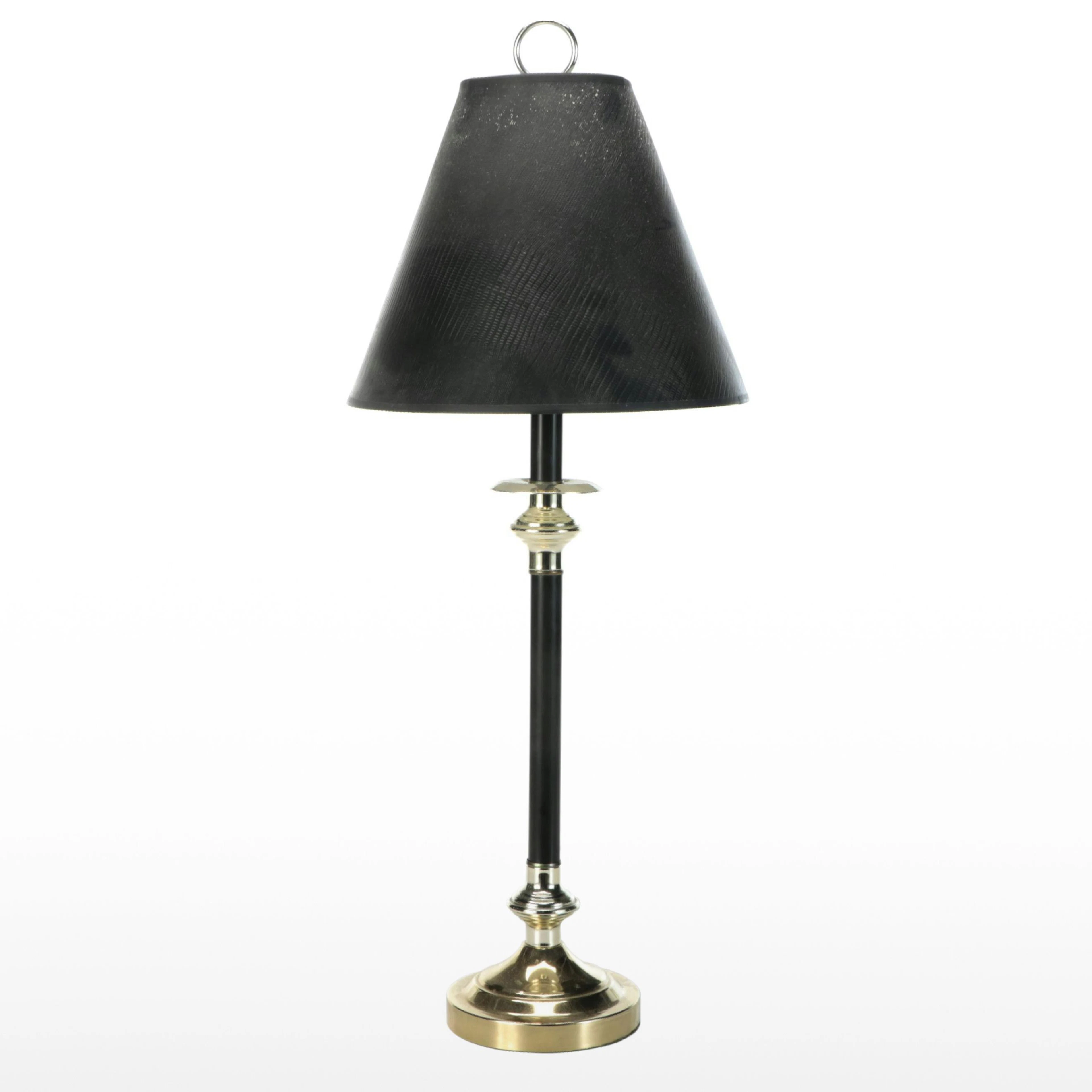 Brass Candlestick Buffet Lamp