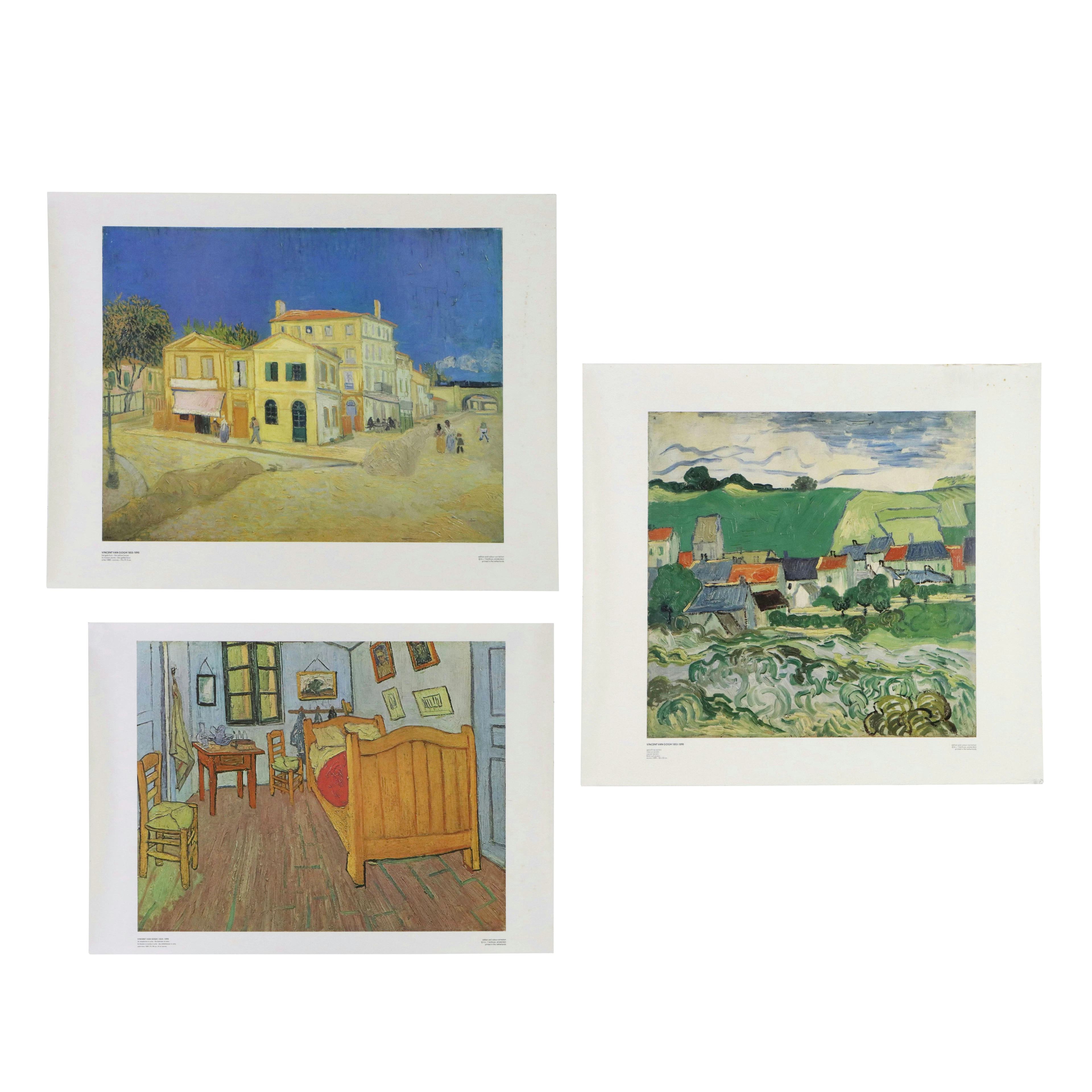 Assorted Offsets Including After Vincent Van Gogh "The Yellow House," 21st C