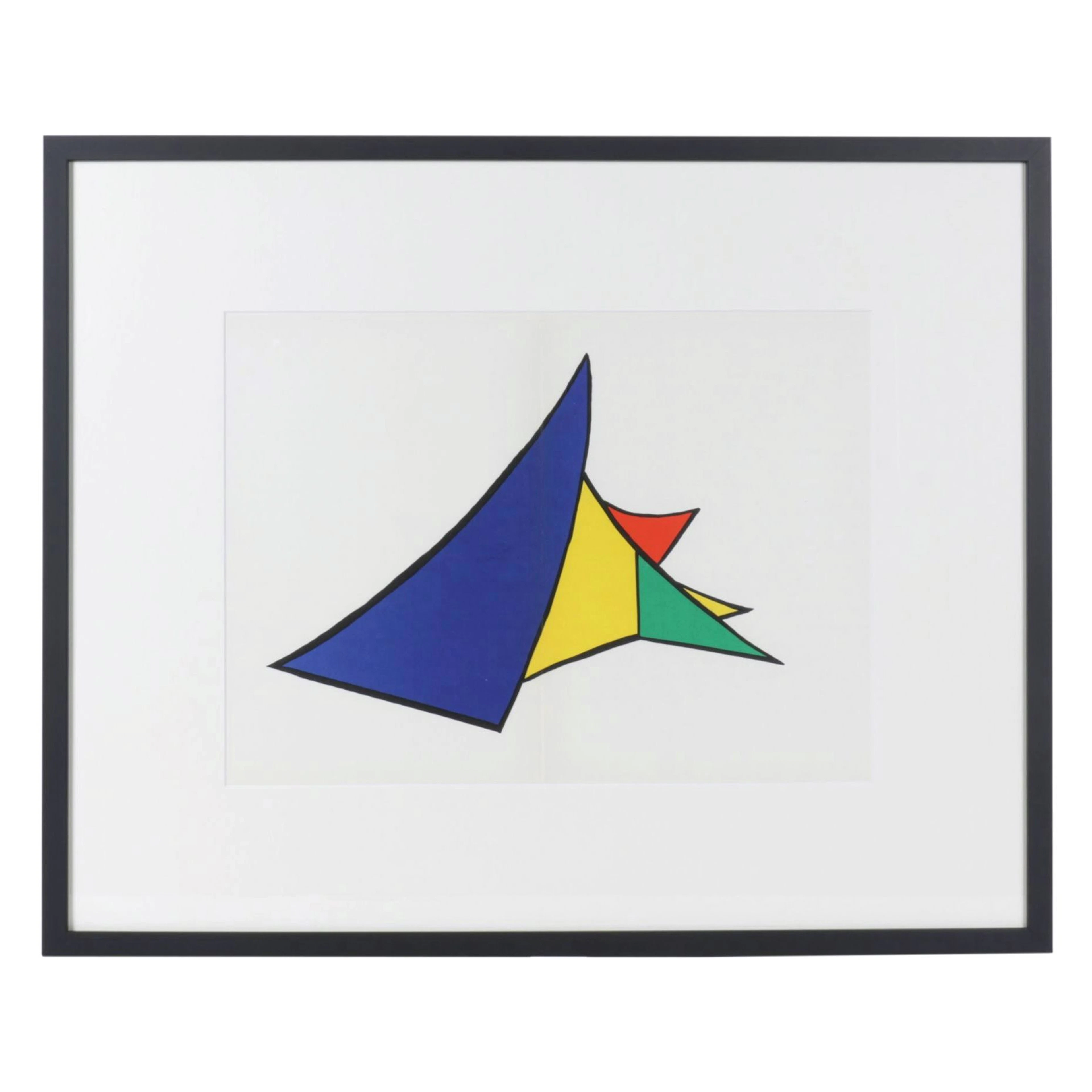 Alexander Calder Color Lithograph "Chasse-neige" for "Derrière le Miroir," 1963