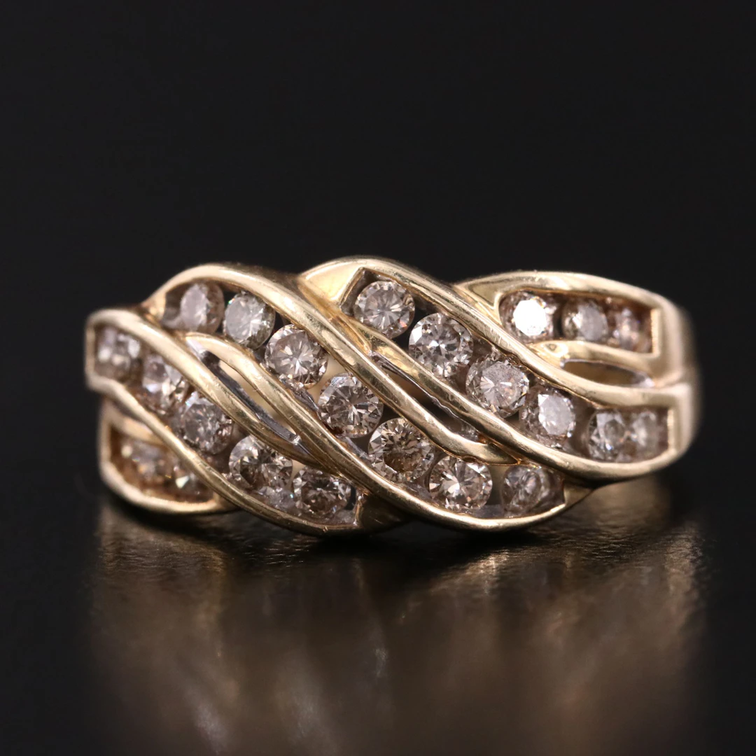 10K 0.93 CTW Diamond Ring