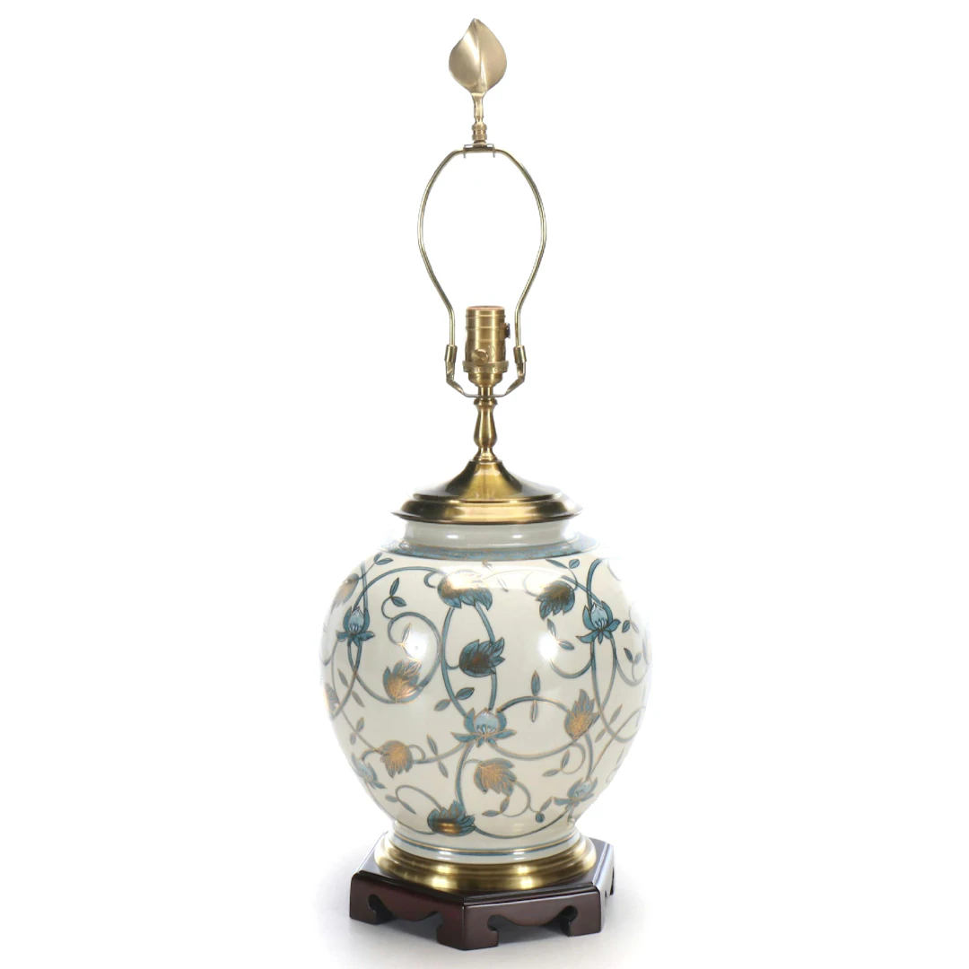 Wildwood Chinese Style Ginger Jar Ceramic Table Lamp