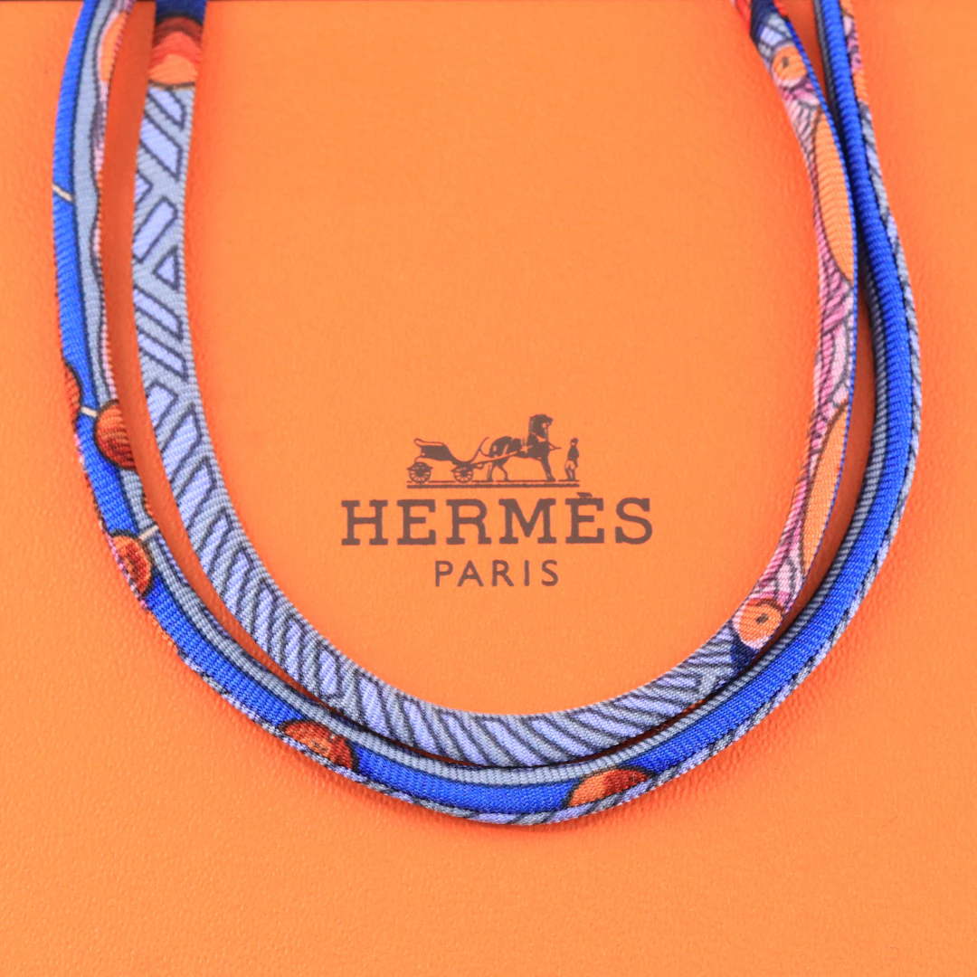 Hermès Silk Double Cord Necklace