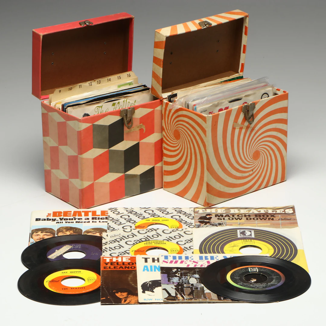 The Beatles, The Monkees and More Vintage Vinyl 45 RPM Singles