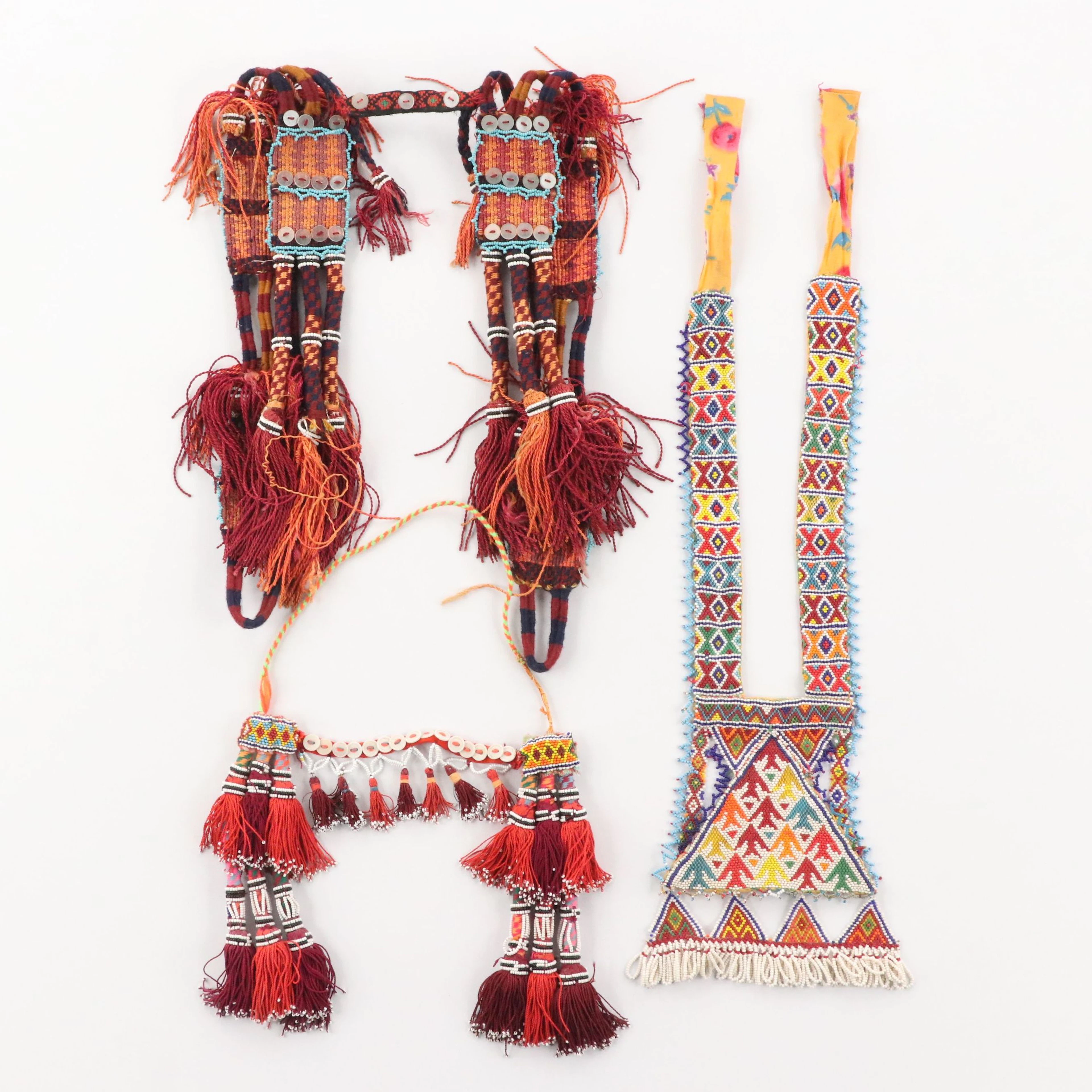 Middle Eastern Traditional Headdresses and Beaded Adornment