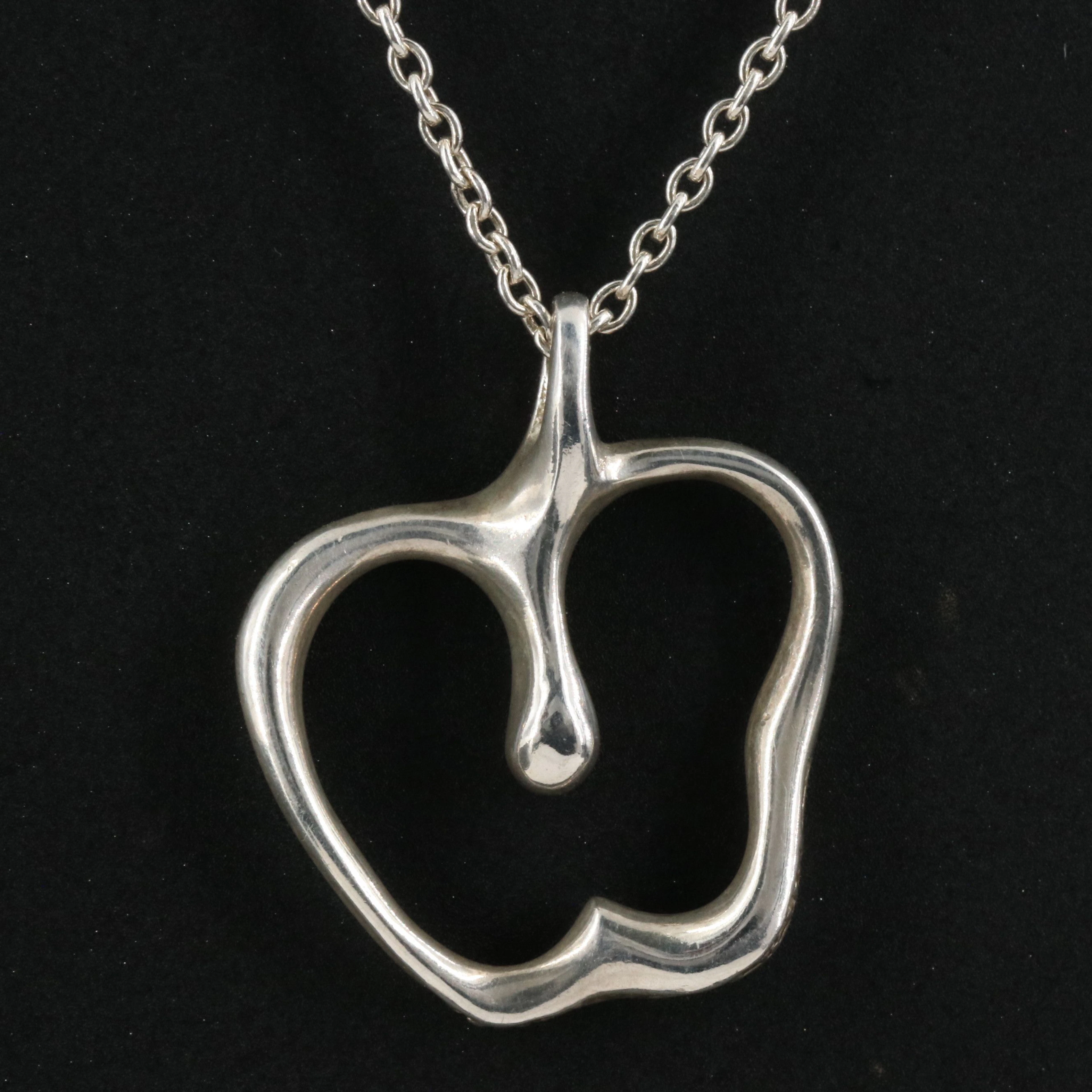 Elsa Peretti for Tiffany & Co. Sterling Apple Pendant Necklace