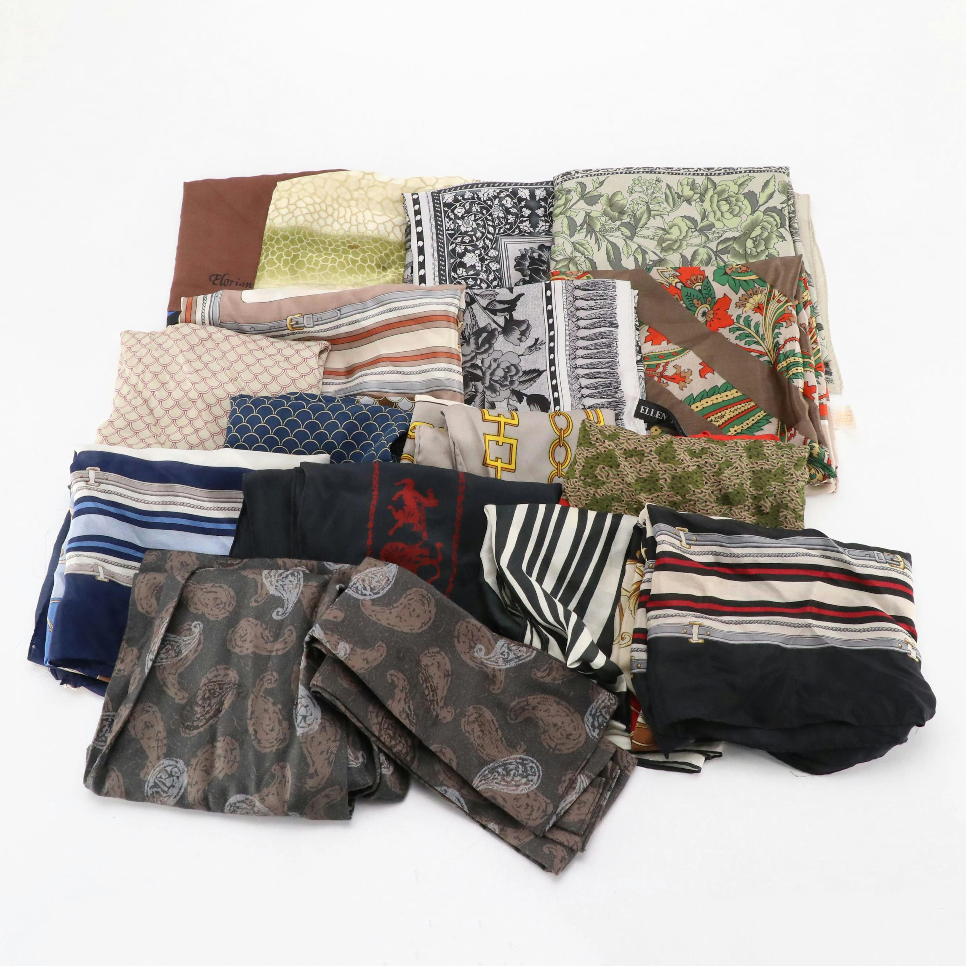Ellen Tracy, Anne Klein, and More Printed Silk Scarves