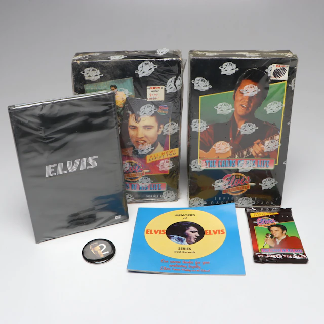 The Elvis Collection Series One and Two Card Packs, DVD and Other Collectibles