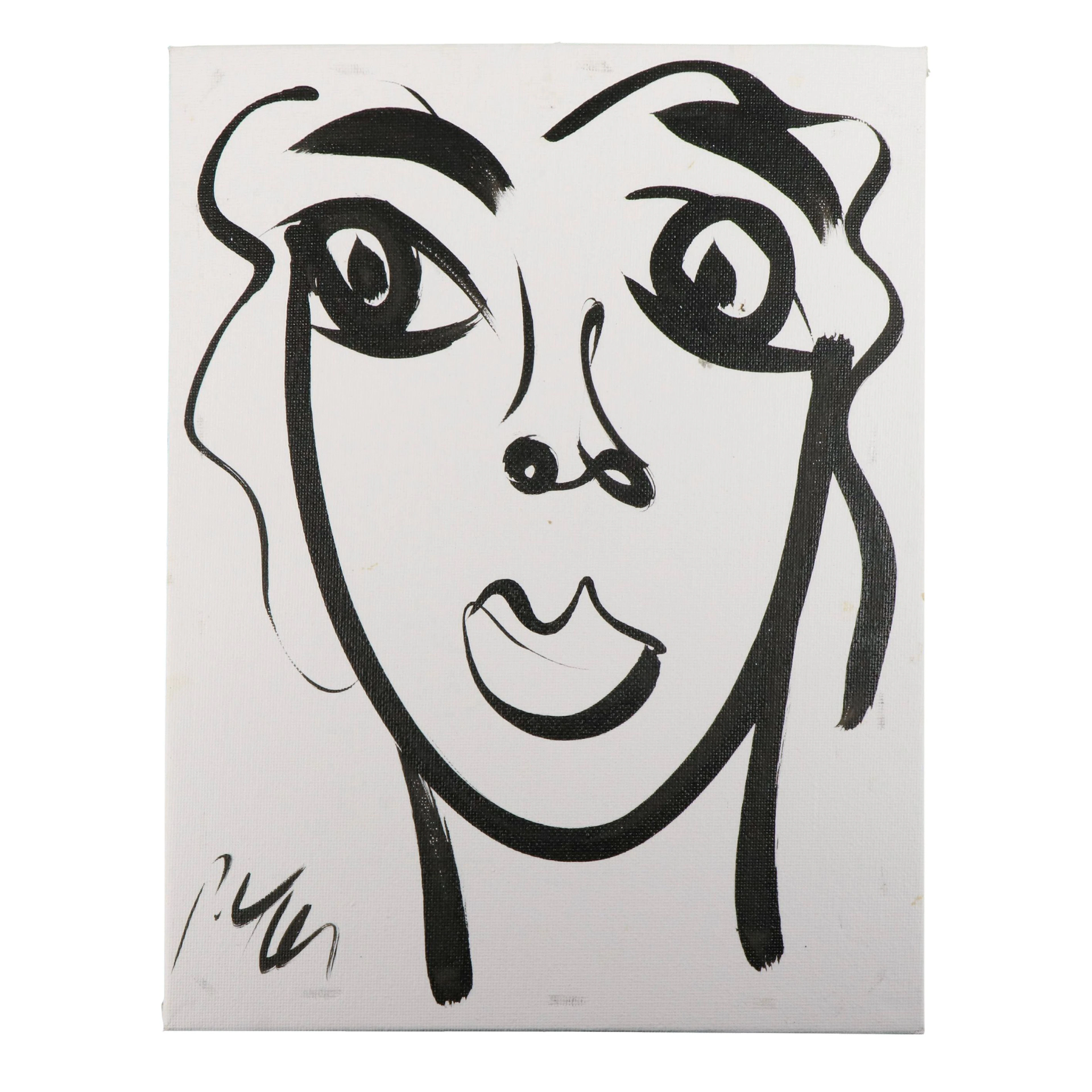 Peter Robert Keil Stylized Acrylic Portrait