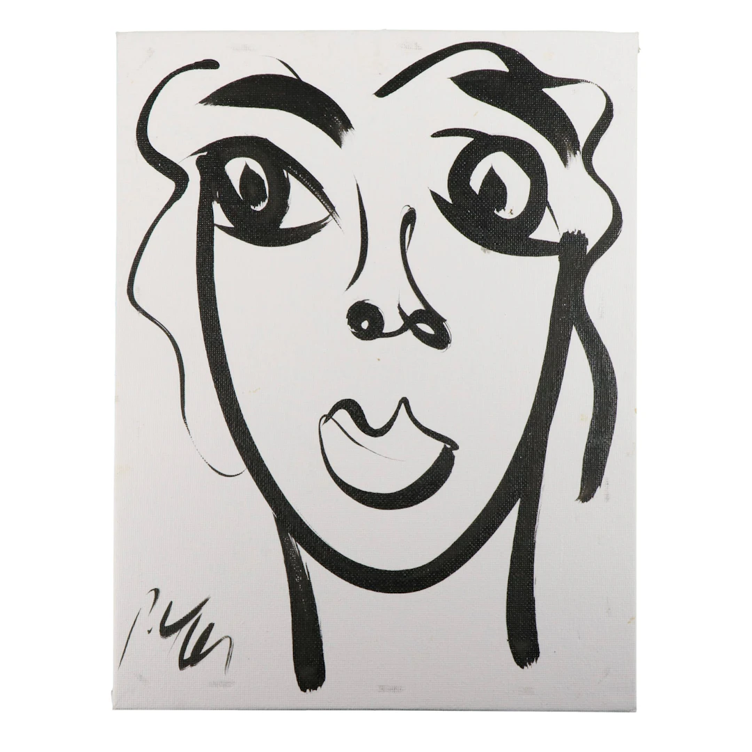 Peter Robert Keil Stylized Acrylic Portrait
