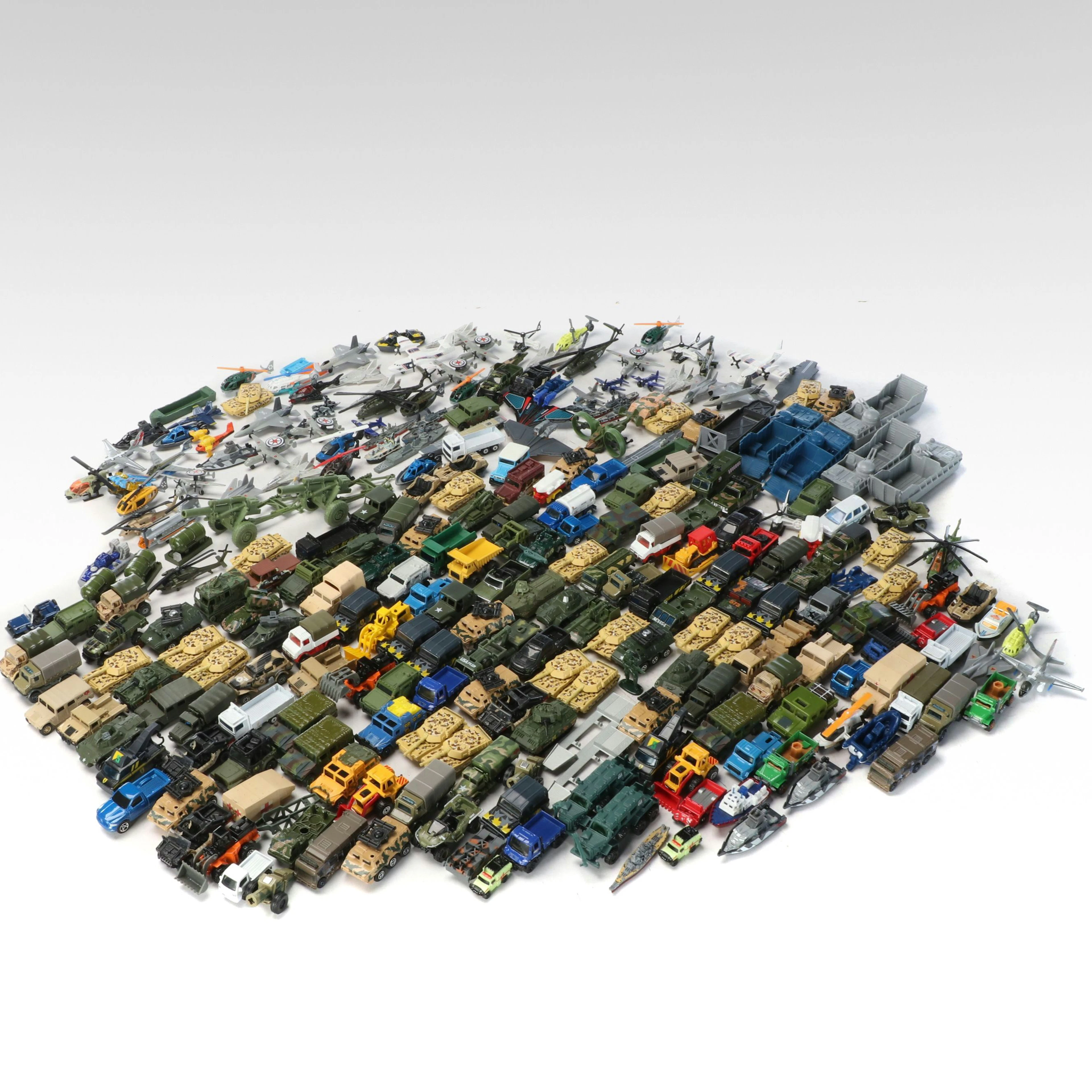 Matchbox, Hot Wheels with Other Diecast and Toy Army Vehicles