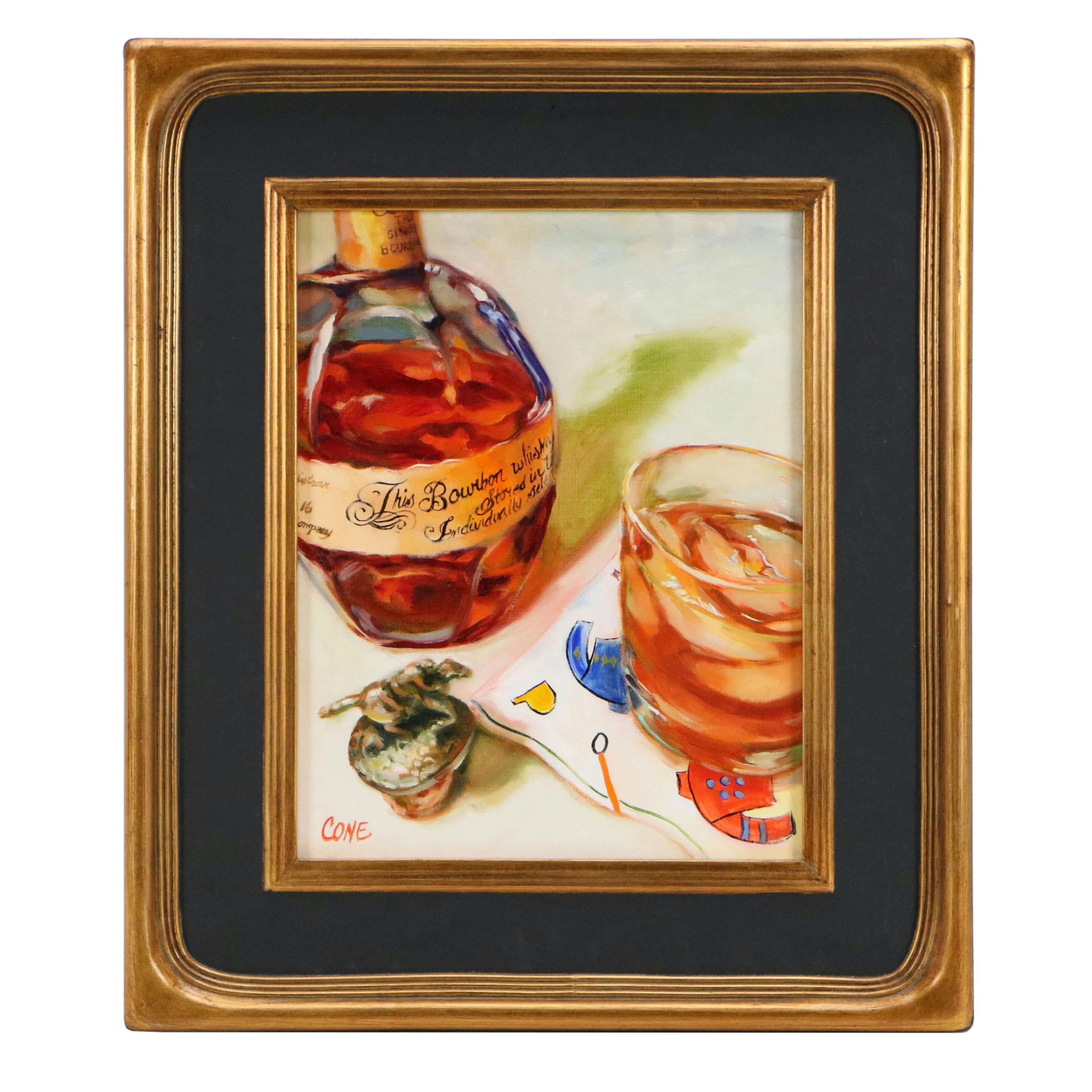 Marcia Cone Still Life Oil Painting "And We're Off," 2011