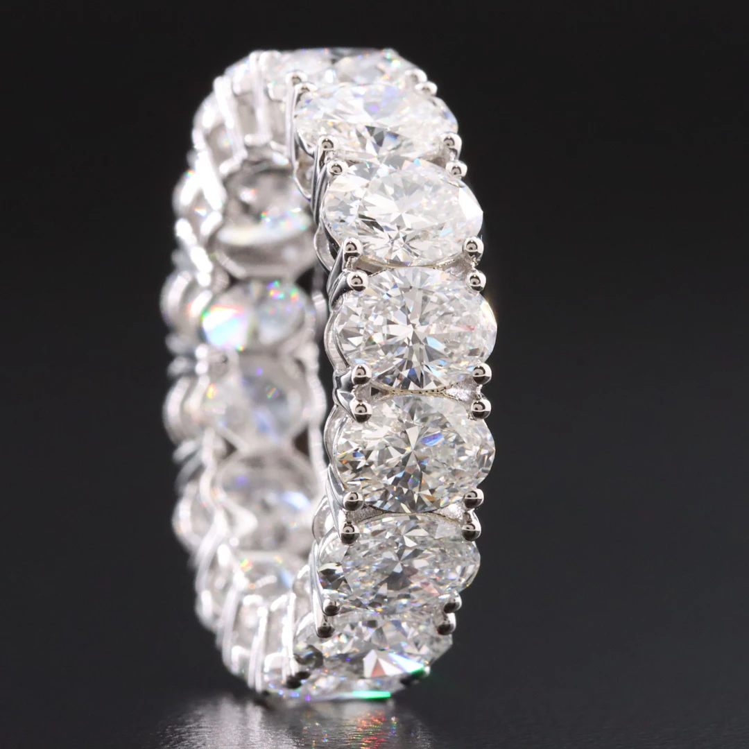14K 8.27 CTW Lab Grown Diamond Eternity Band