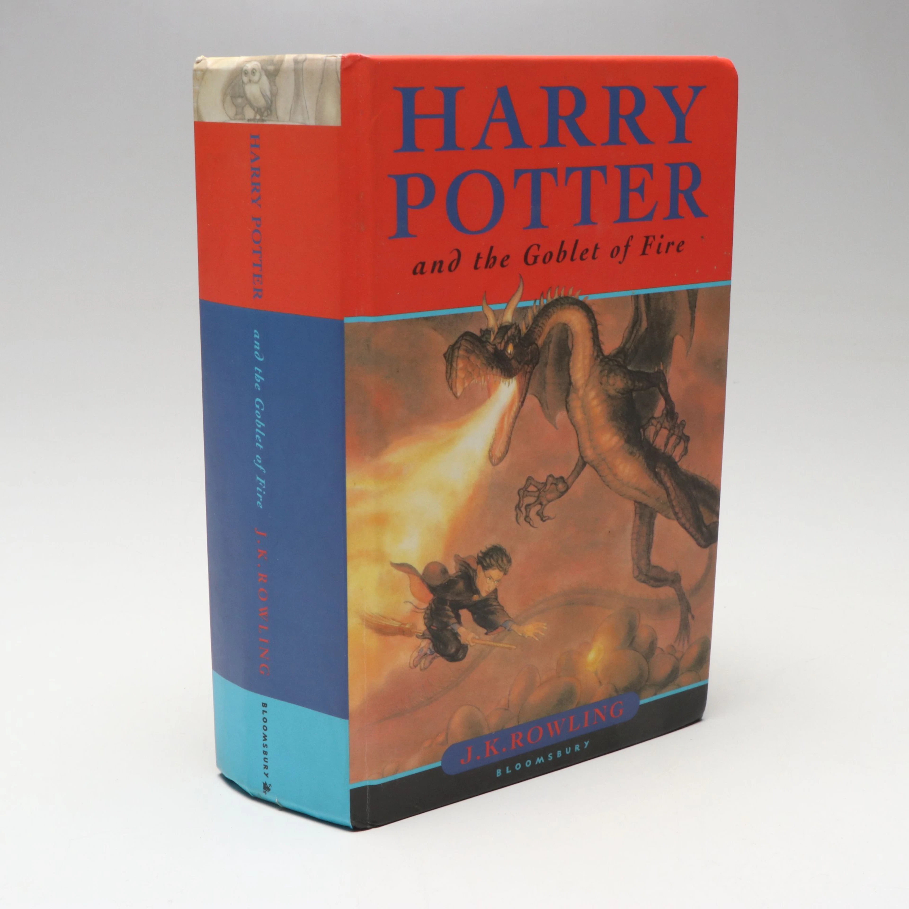 First UK Edition "Harry Potter and the Goblet of Fire" by J. K. Rowling, 2000