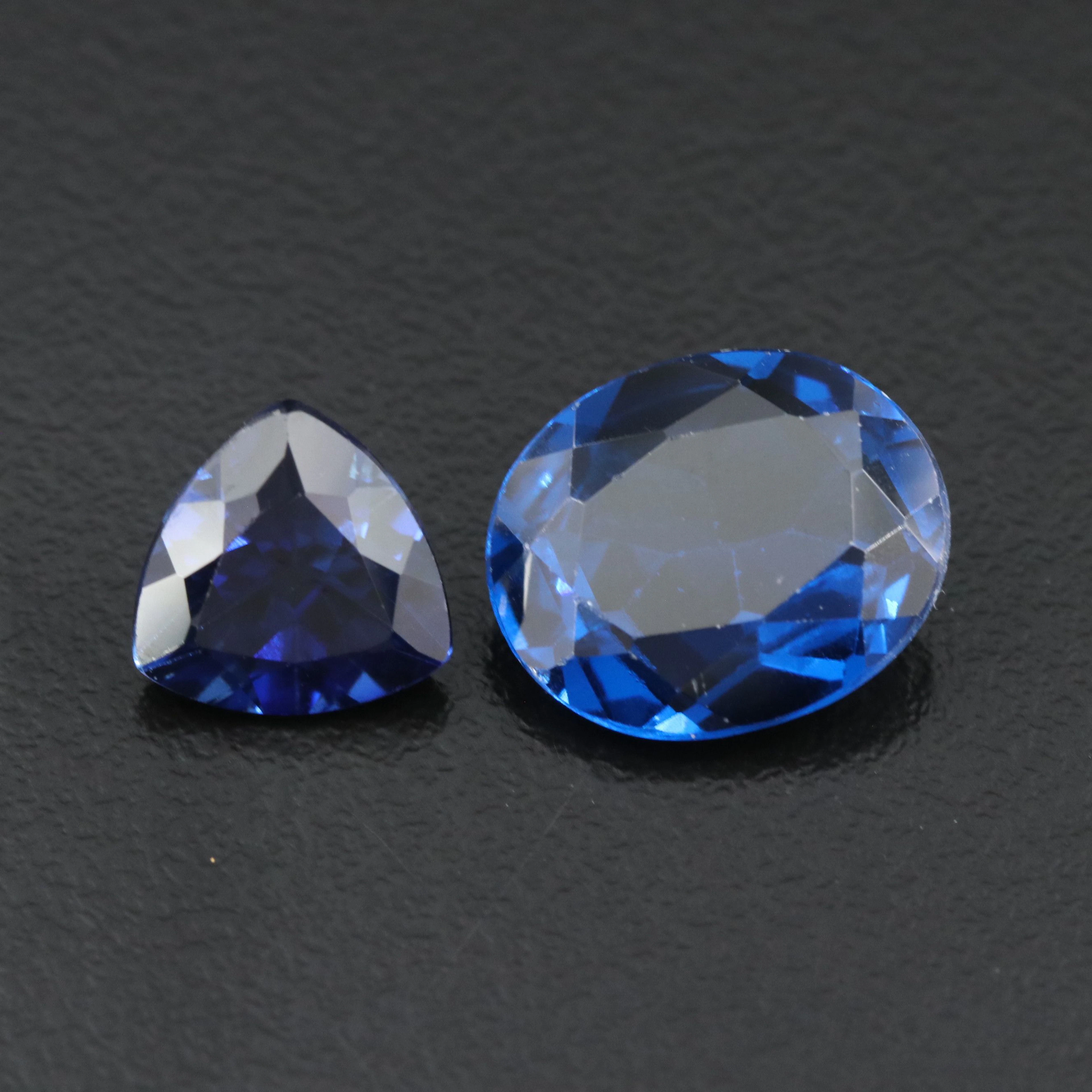 Loose 7.10 CTW Lab Grown Sapphire and Lab Grown Spinel Lot