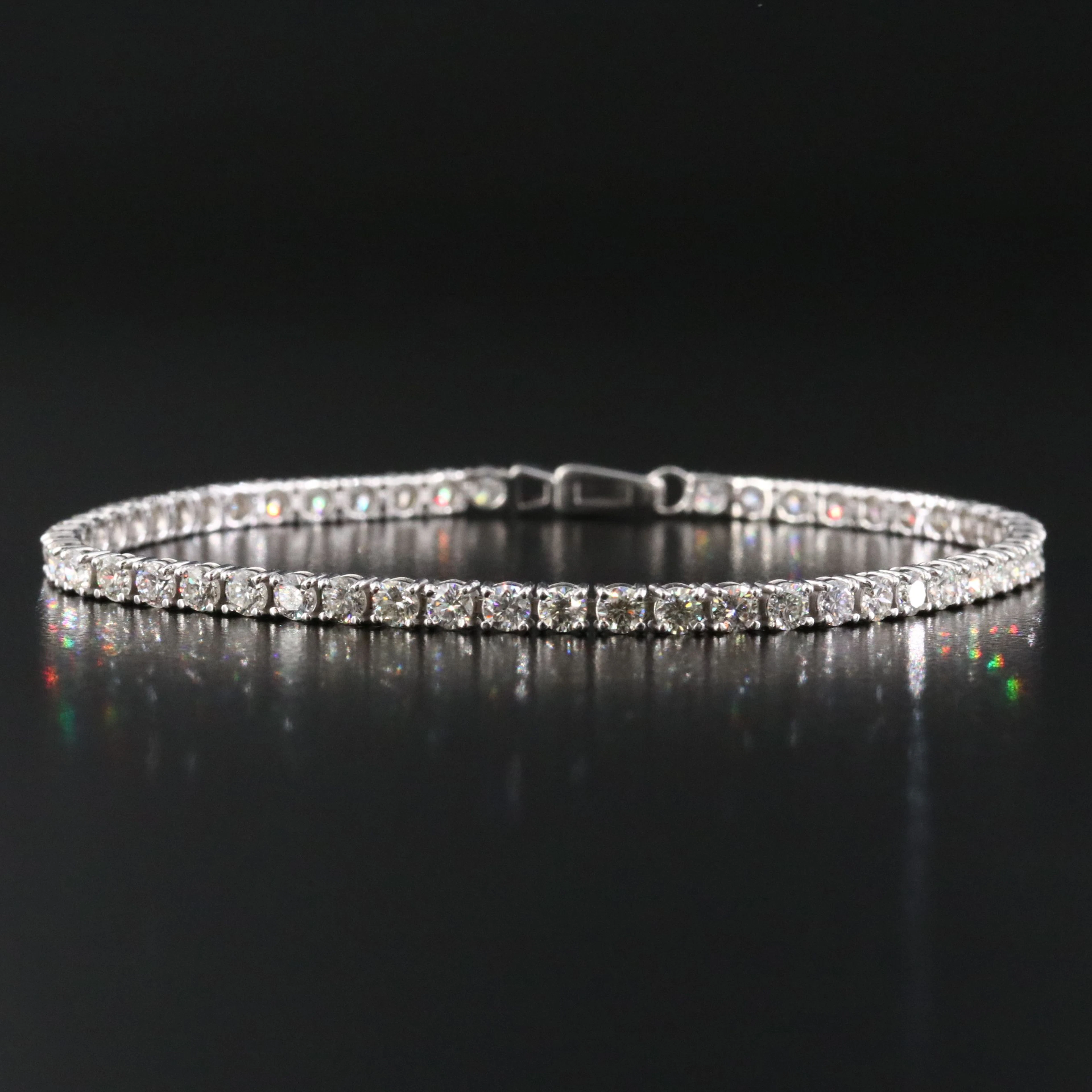 14K 3.86 CTW Diamond Line Bracelet