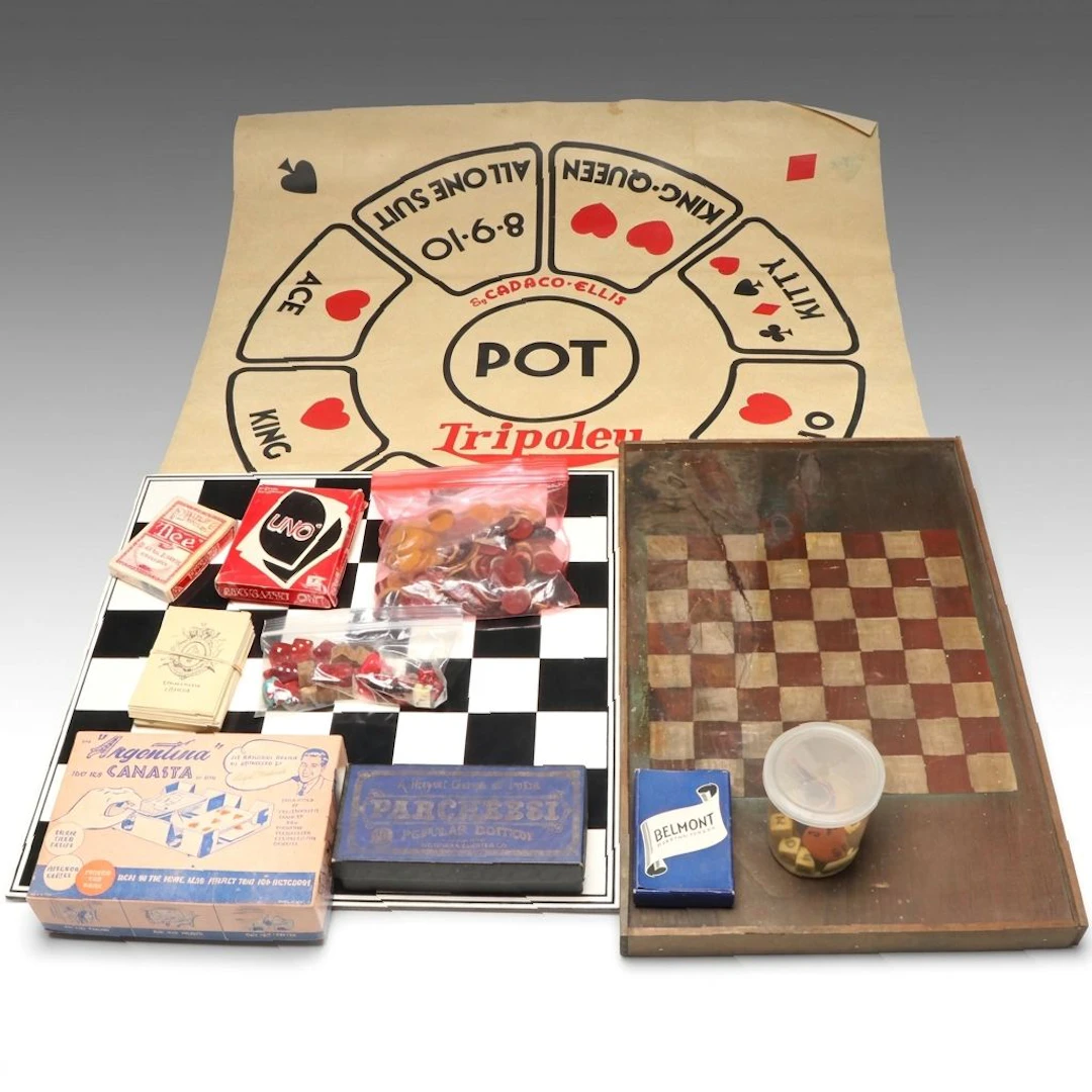Uno, Parcheesi and More Vintage Board Games