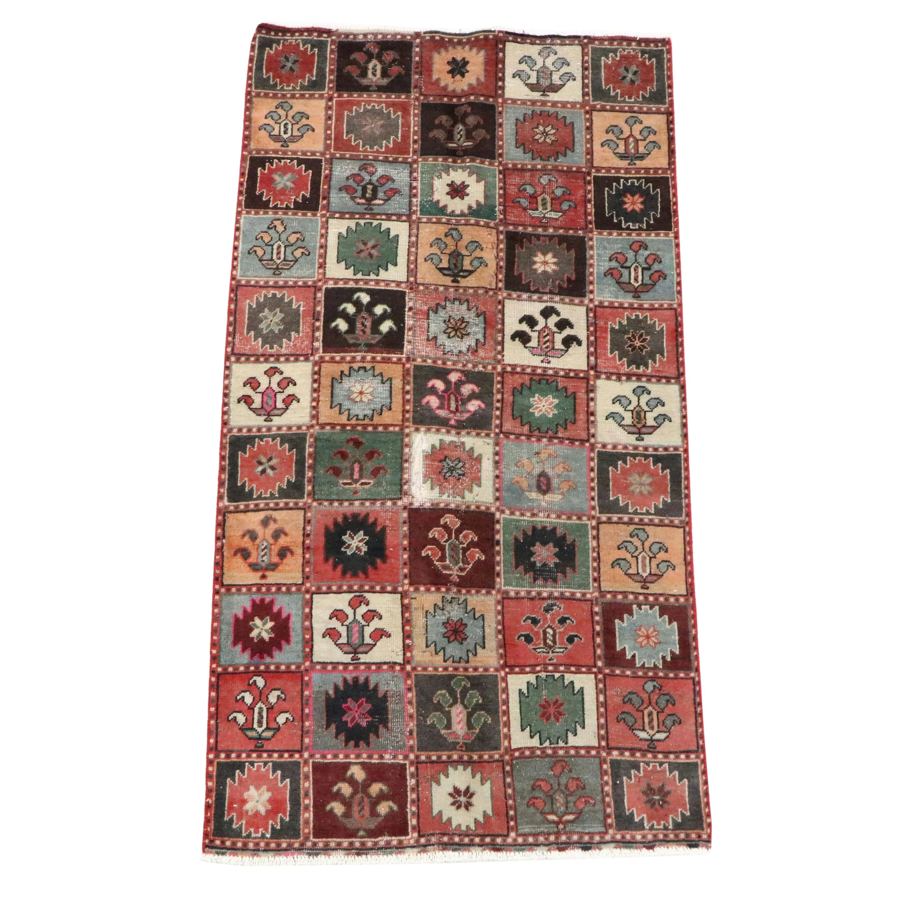 3'4 x 6'6 Hand-Knotted Persian Bakhtiari Area Rug