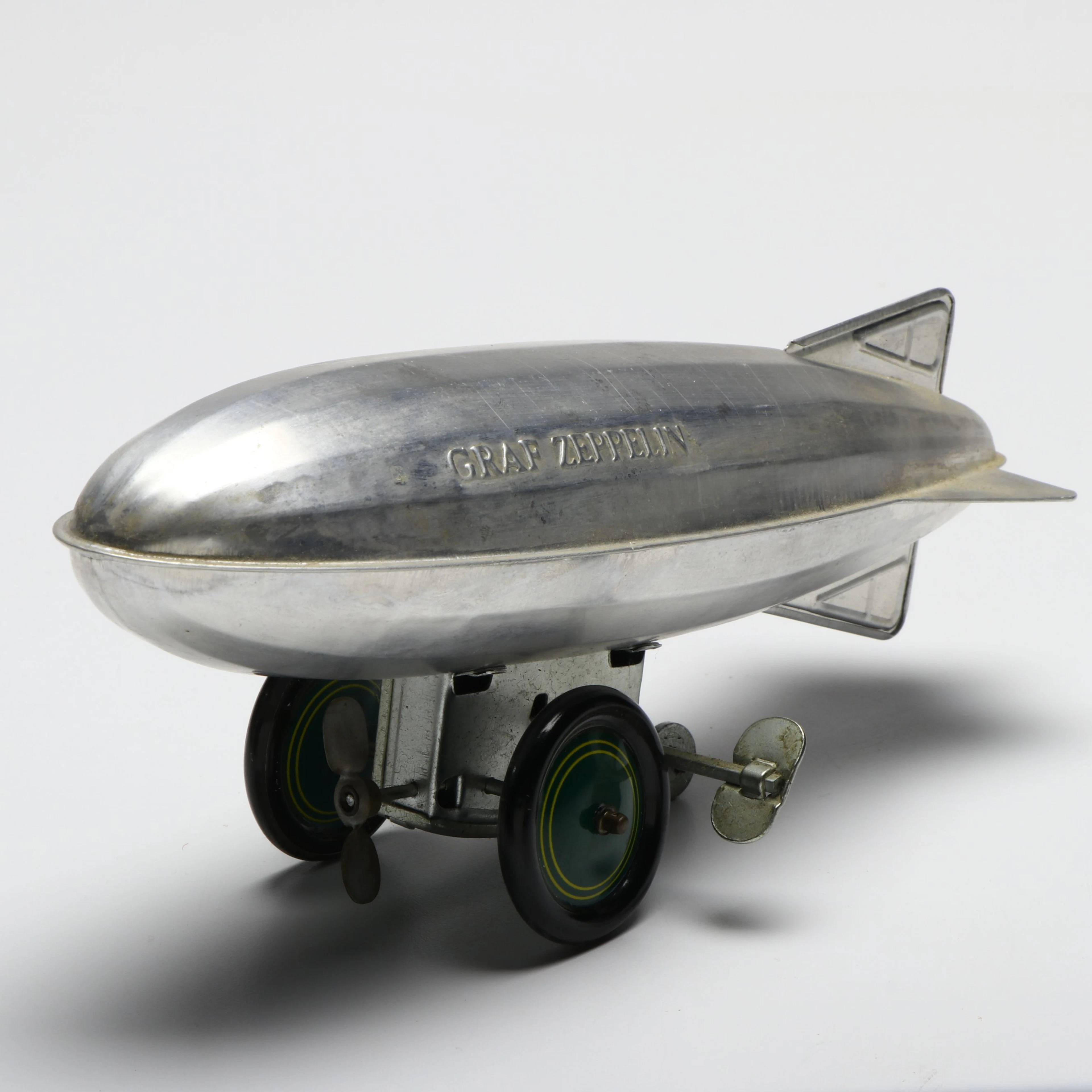 Schylling "Graf Zeppelin" Tin Wind-Up Toy, 1970s