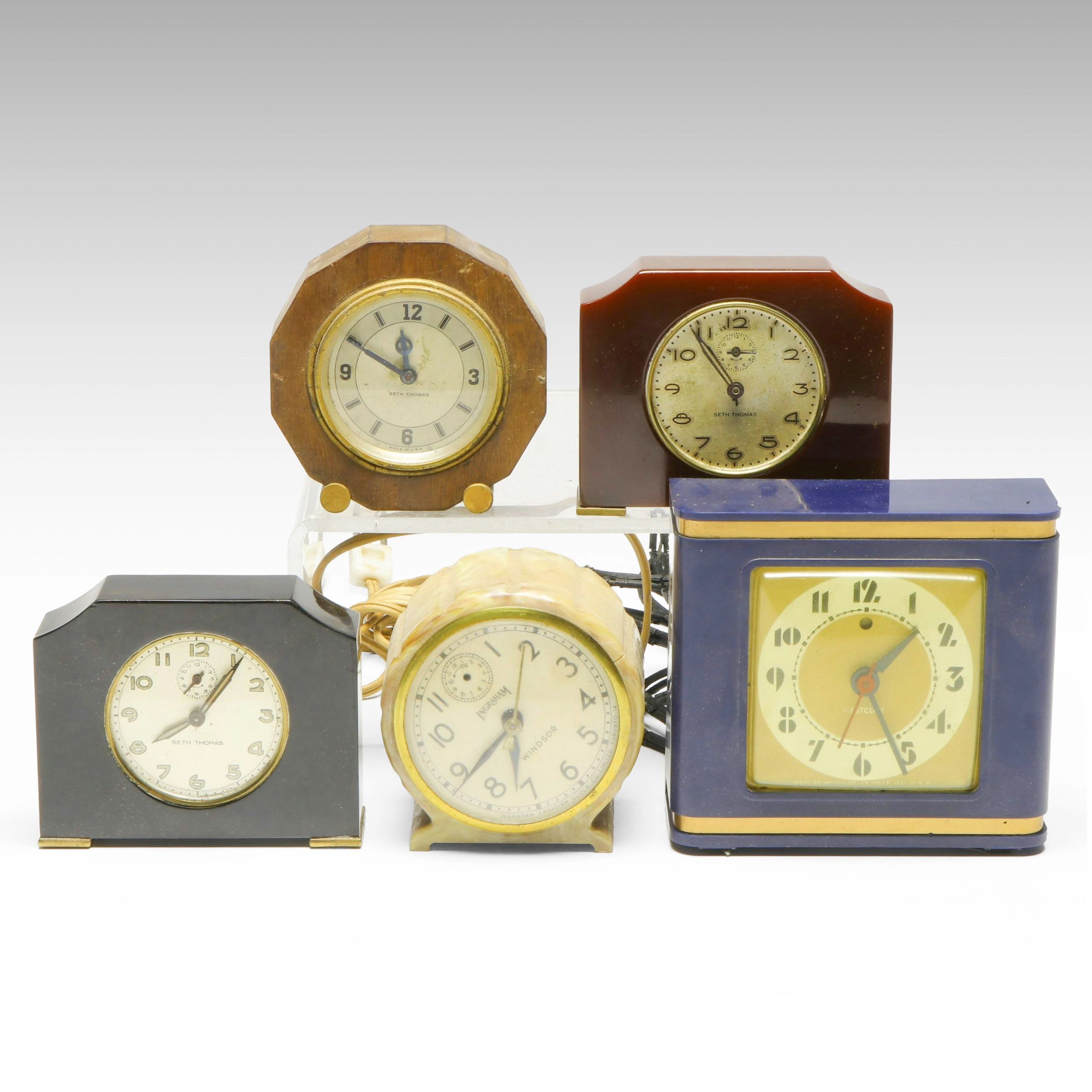 Vintage Seth Thomas 8 Day Clock and More
