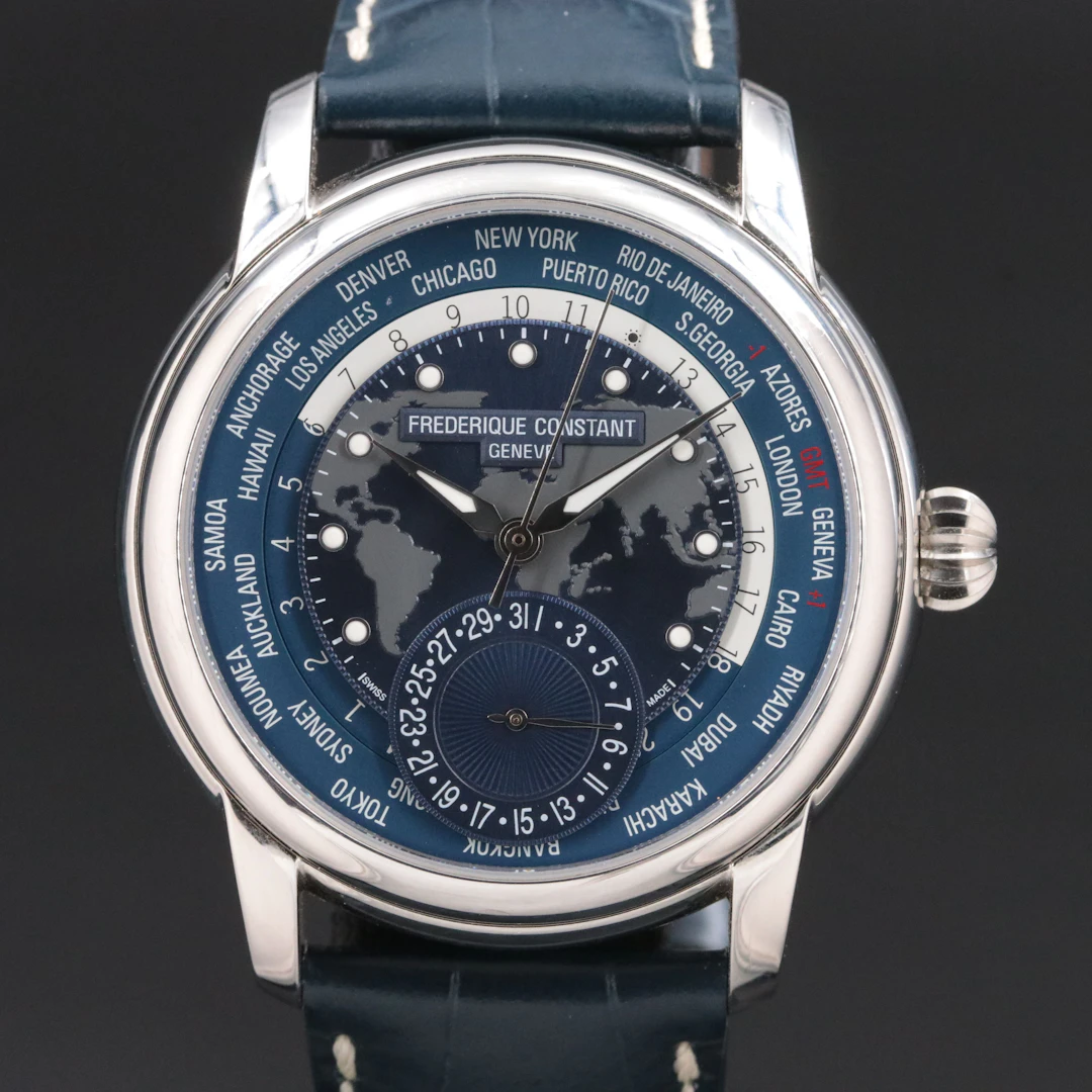 Frédérique Constant Geneve Classic World Timer Watch