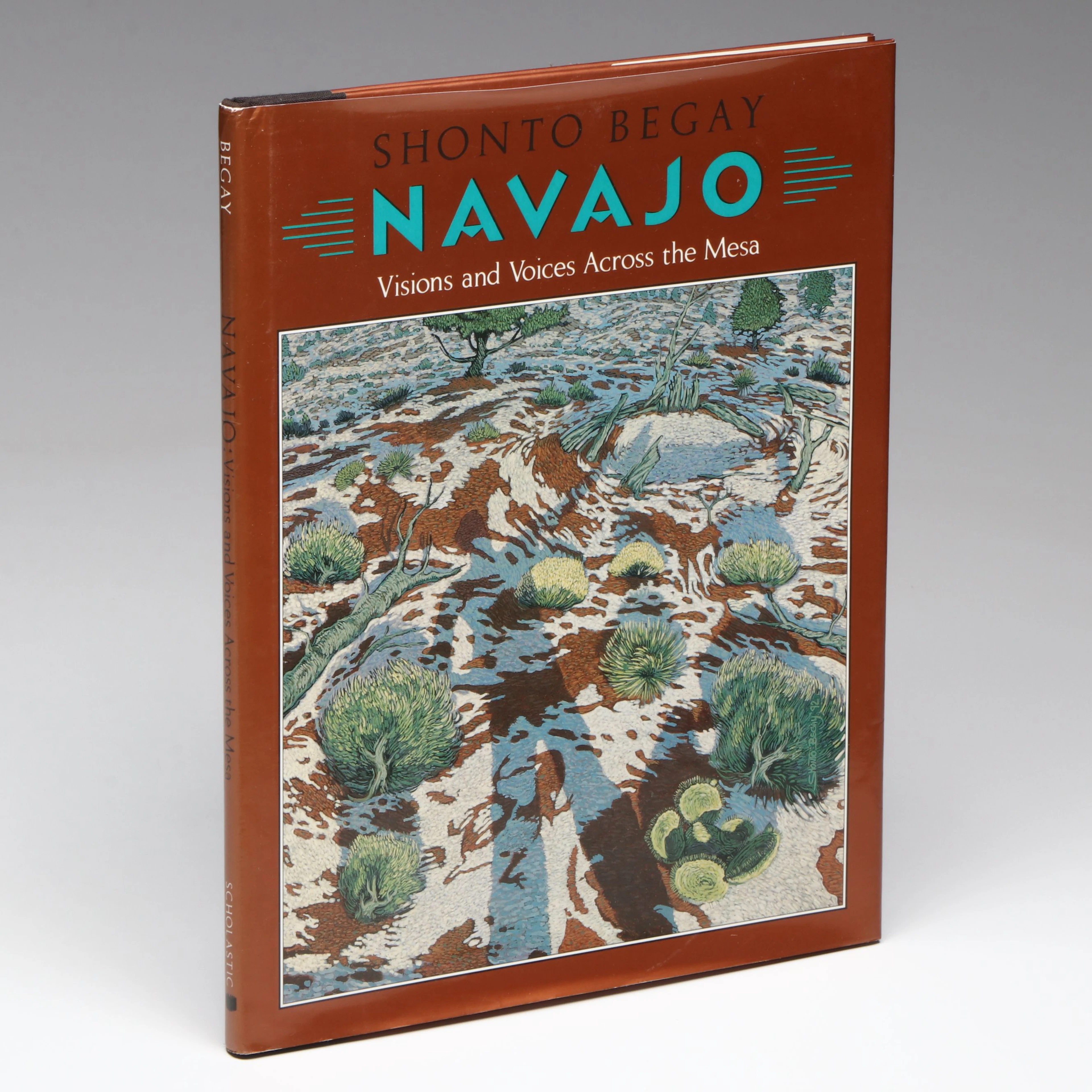 Signed "Navajo: Visions and Voices Across the Mesa" by Shonto Begay, 1995