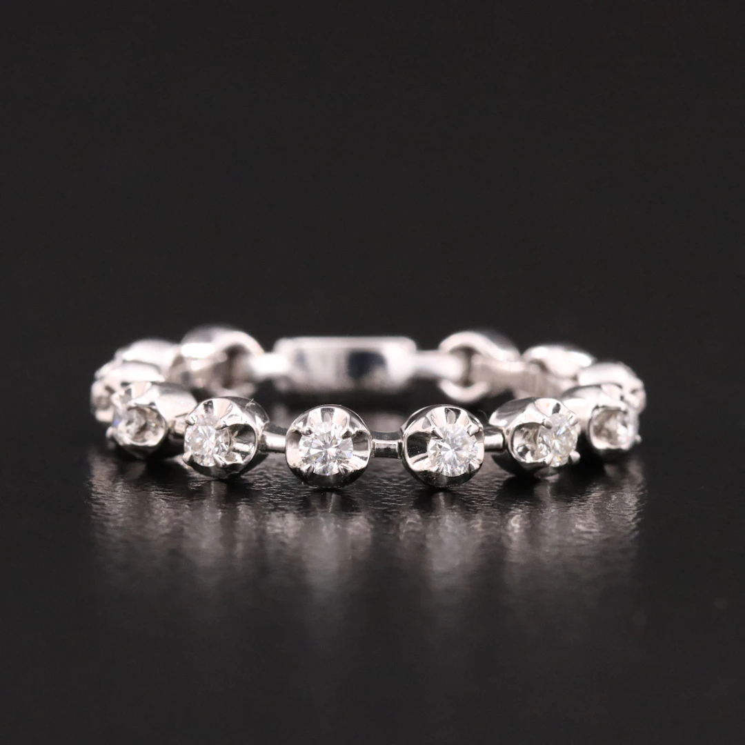 18K 0.24 CTW Diamond Flex Ring