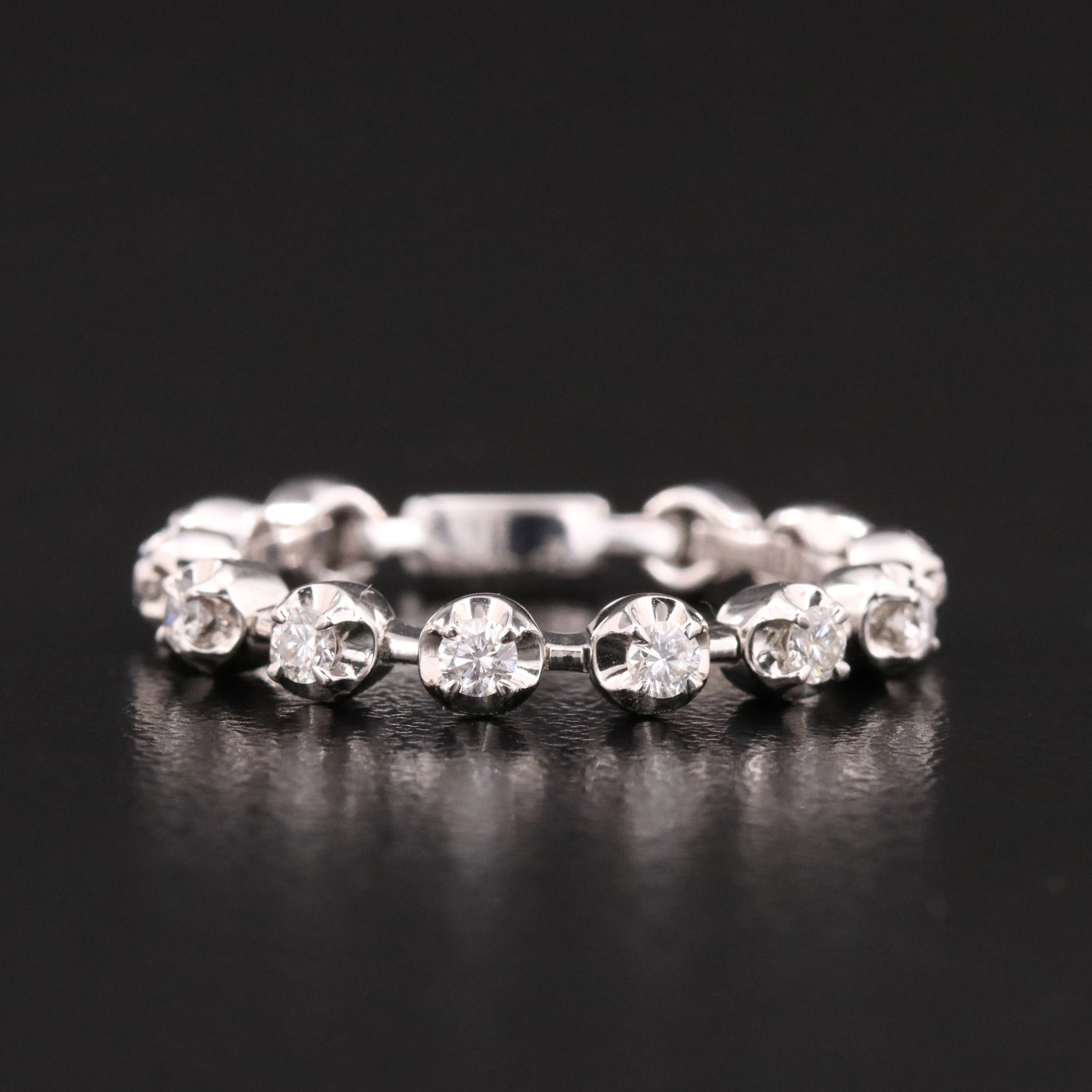 18K 0.24 CTW Diamond Flex Ring