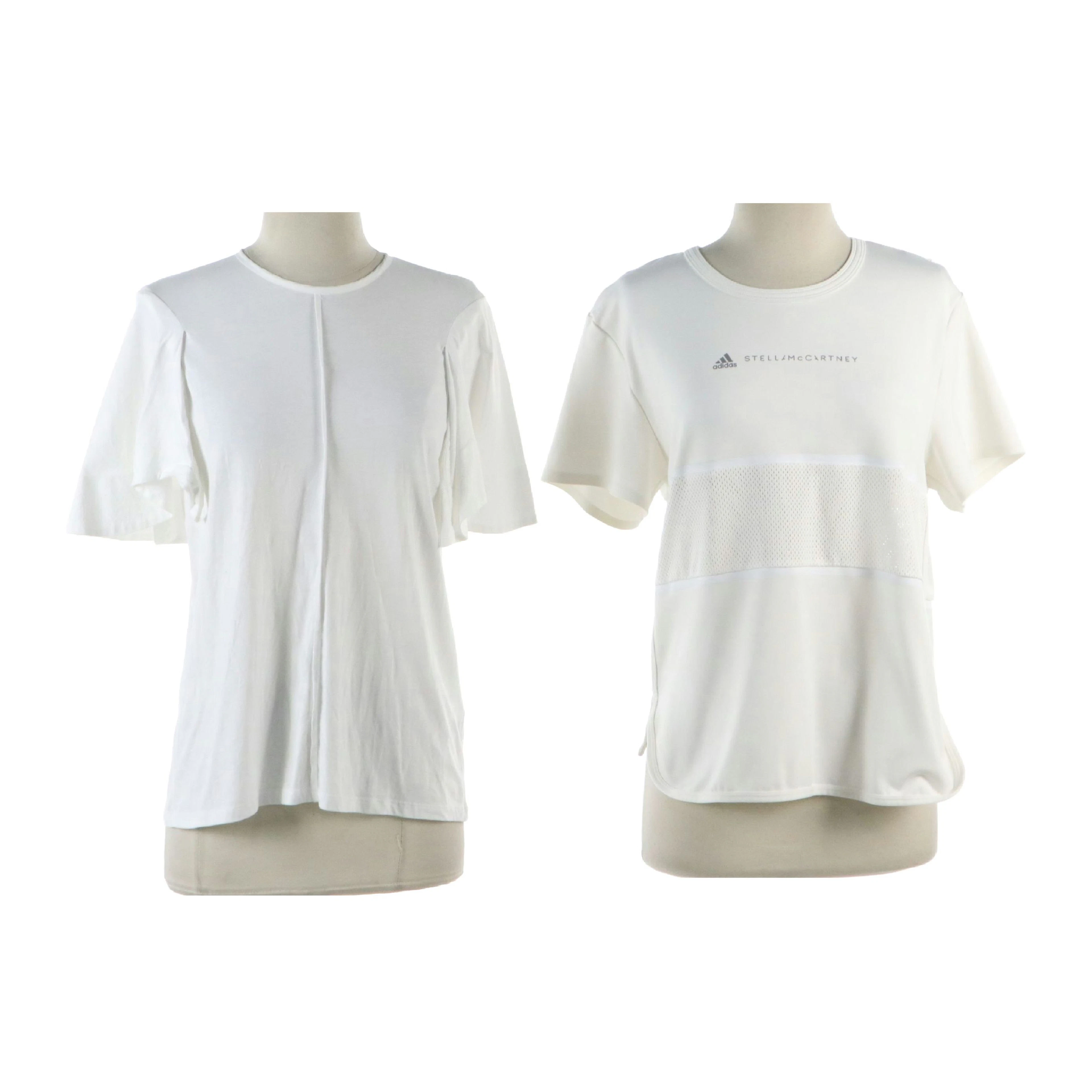 Stella McCartney x Adidas and Victoria Beckham White Short Sleeve T-Shirts