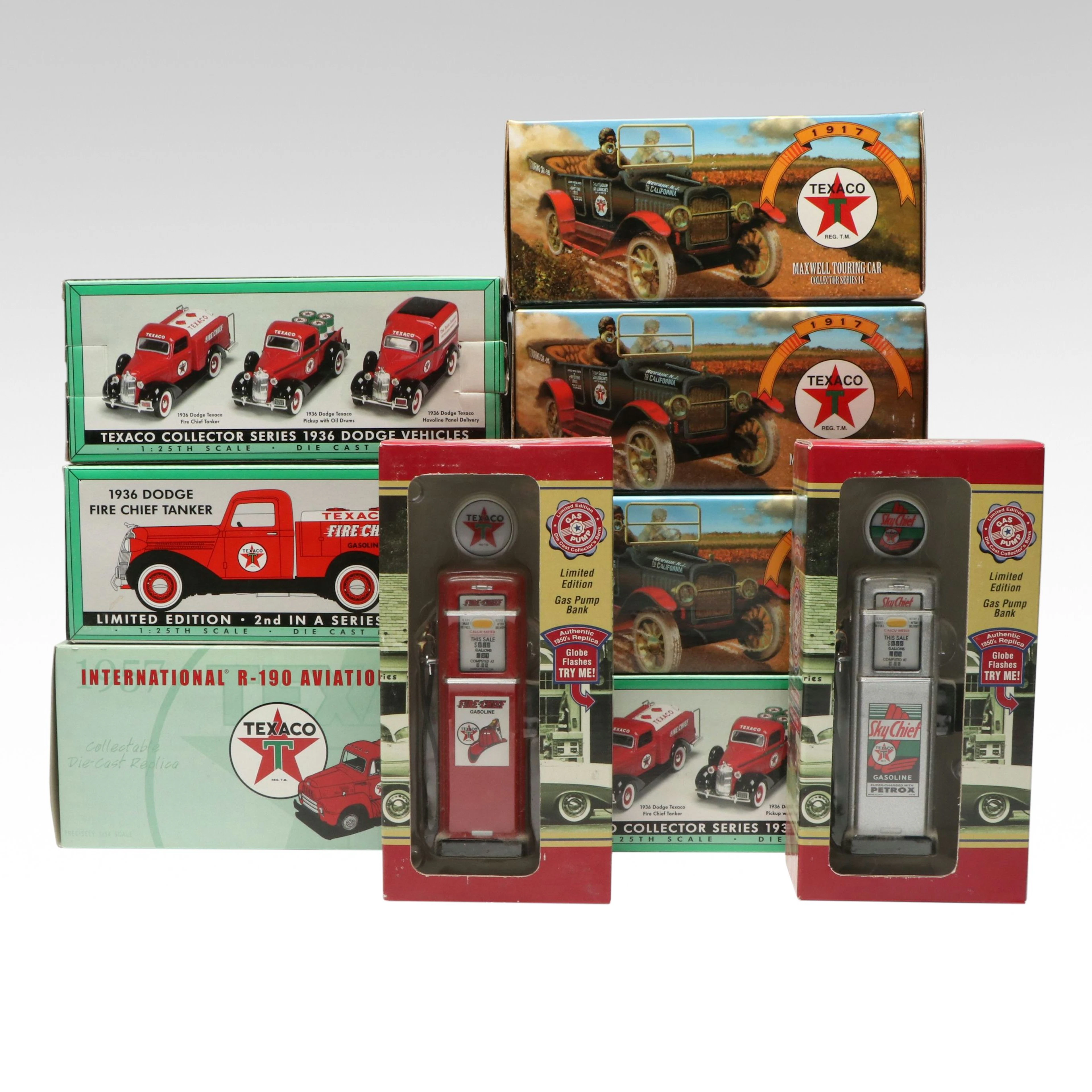 Texaco "1957 International Aviation Refueler" and More Diecast Vehicles