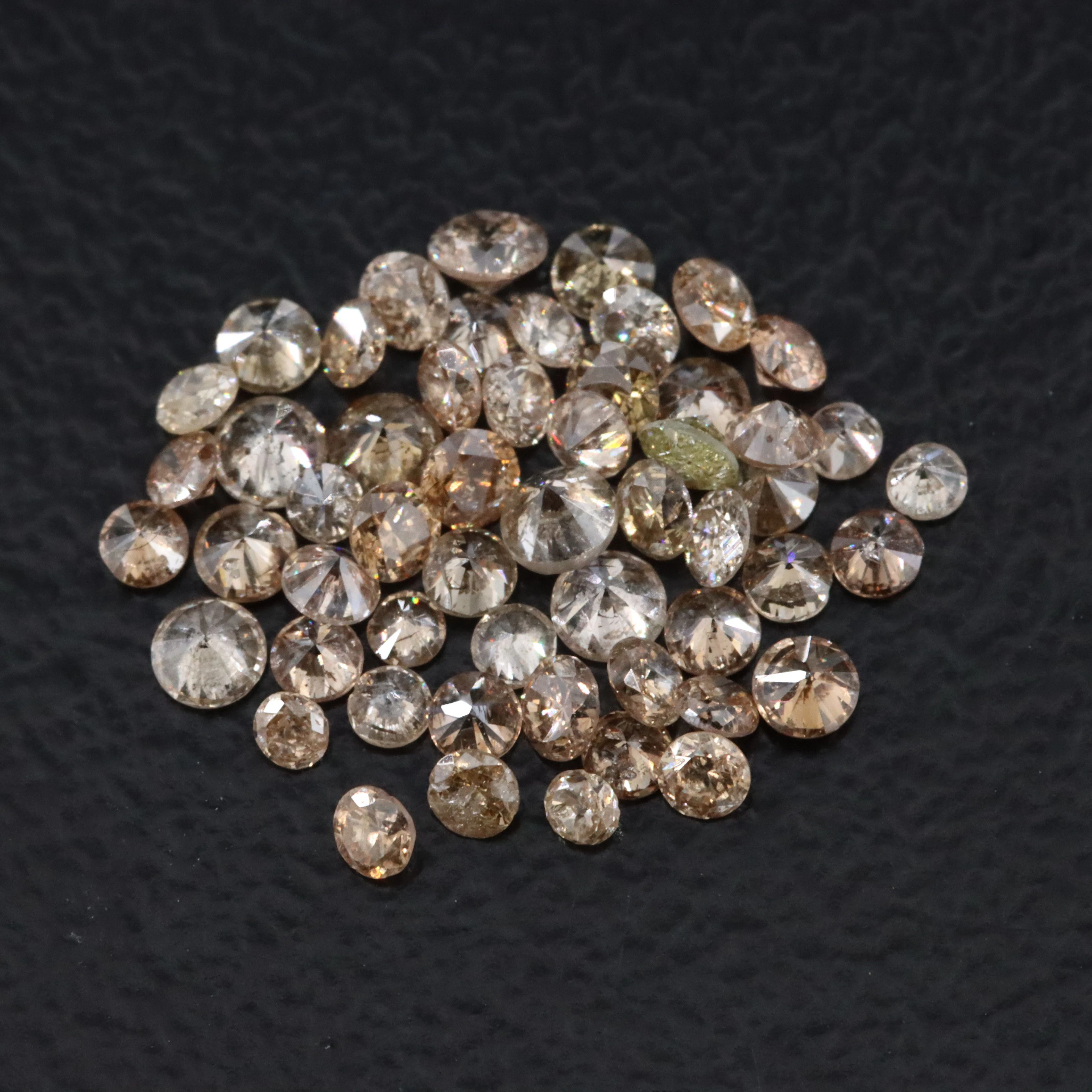 Loose 1.00 CTW Fancy Brown Diamond Lot