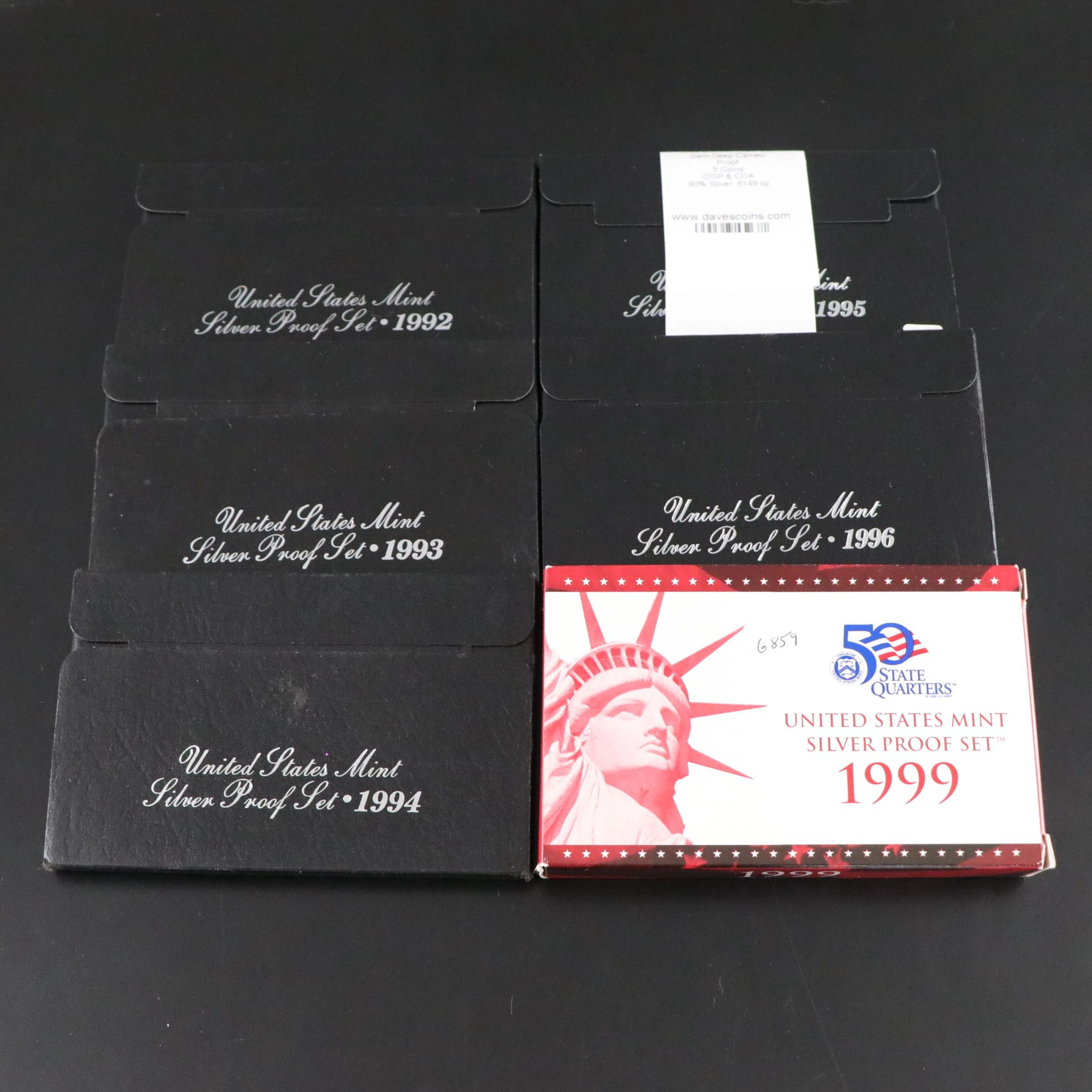 1990s U.S. Silver Proof Coin Sets
