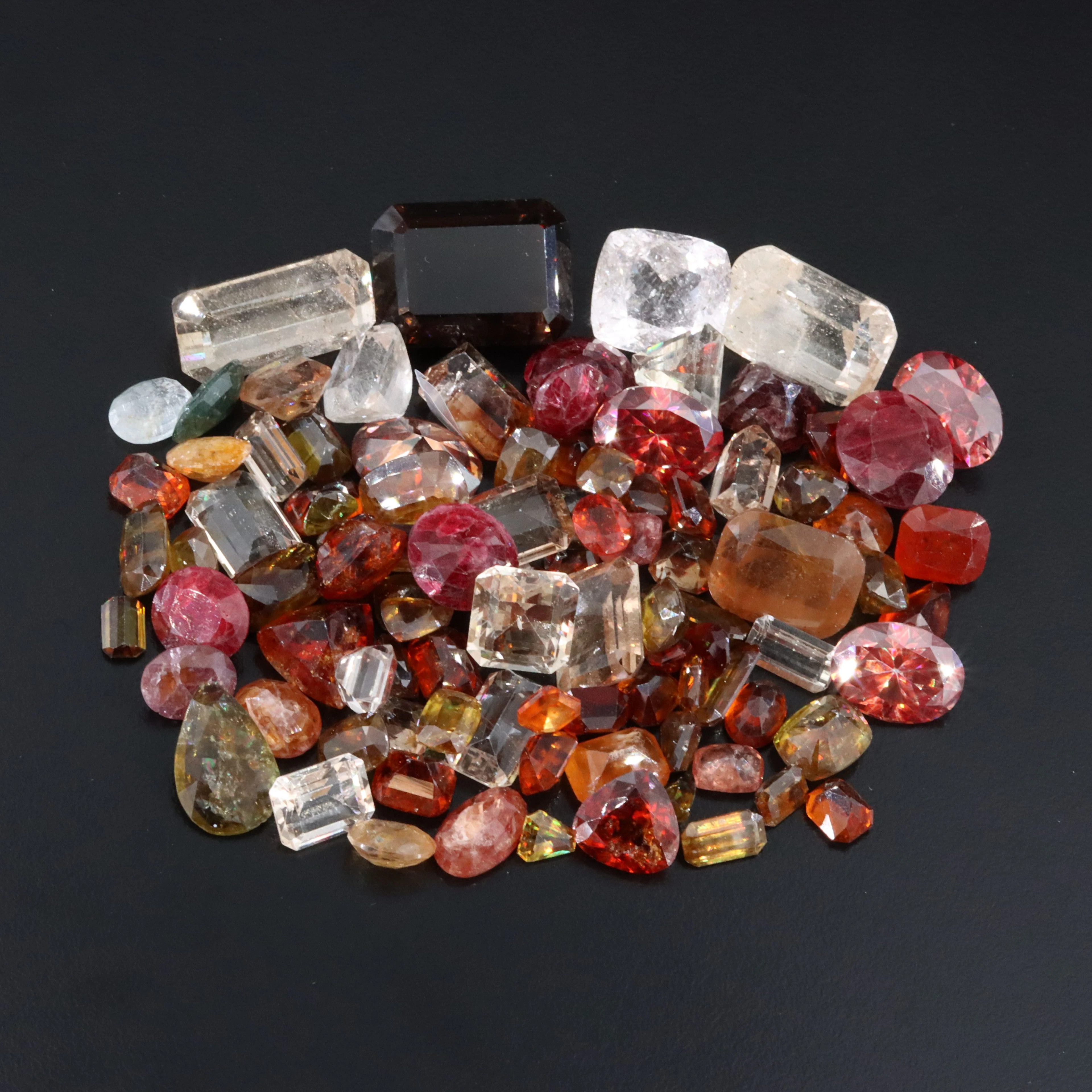 Loose 483.50 CTW Including Quartz, Andalusite and Ruby