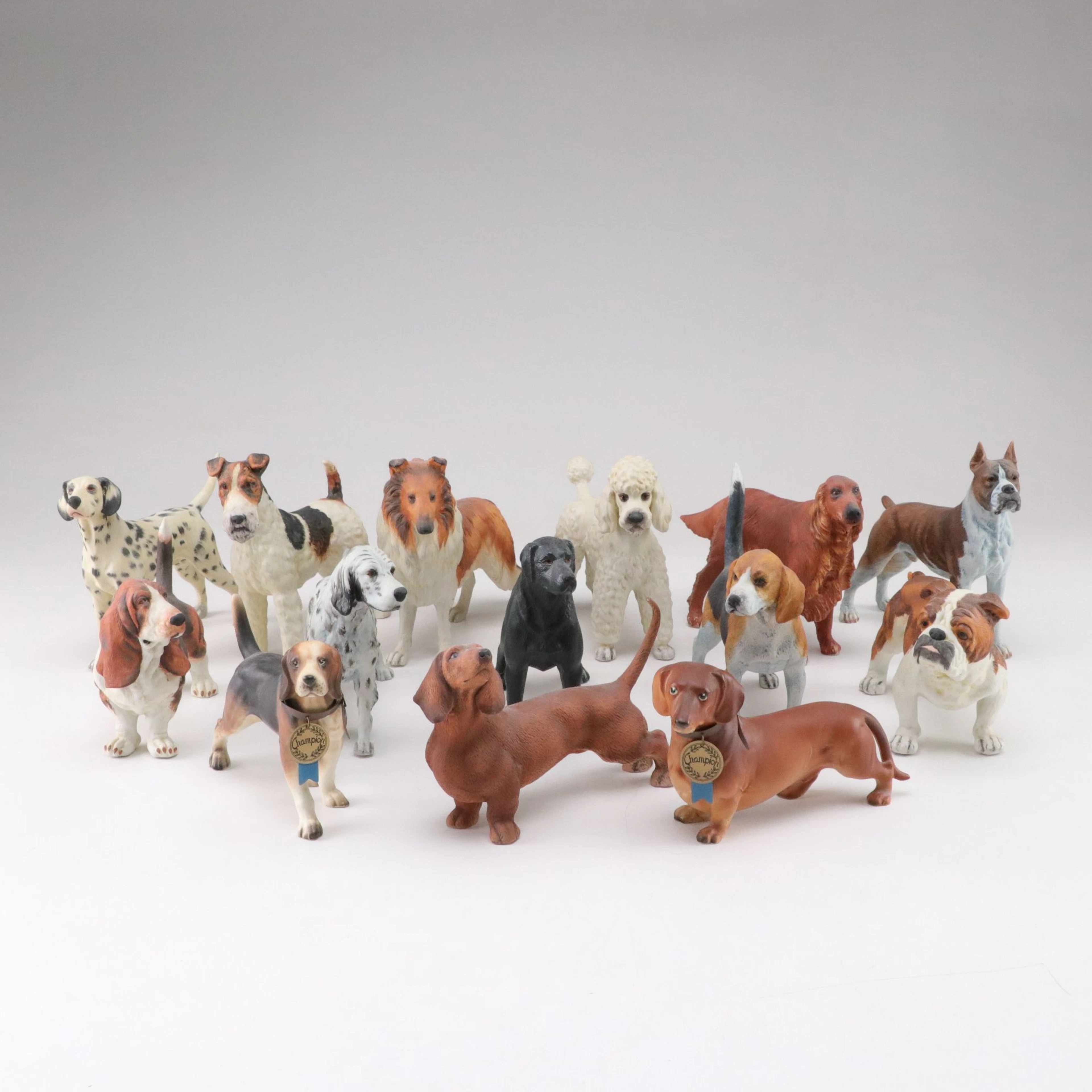 Andrea by Sadek Bisque Dog Figurine Collection