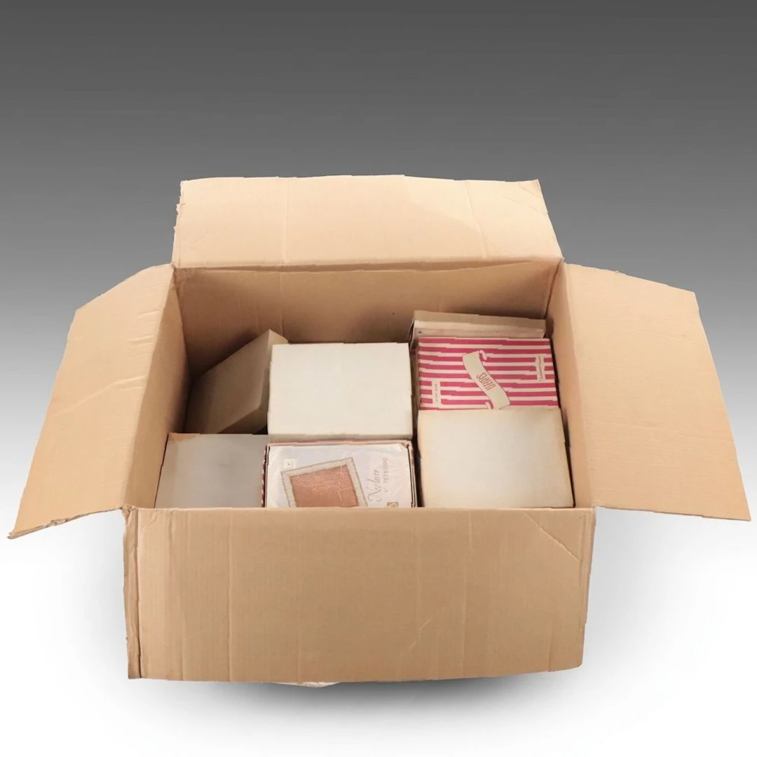 Vintage Deadstock Collection of Garter Stockings From Opaque & More, 1970s