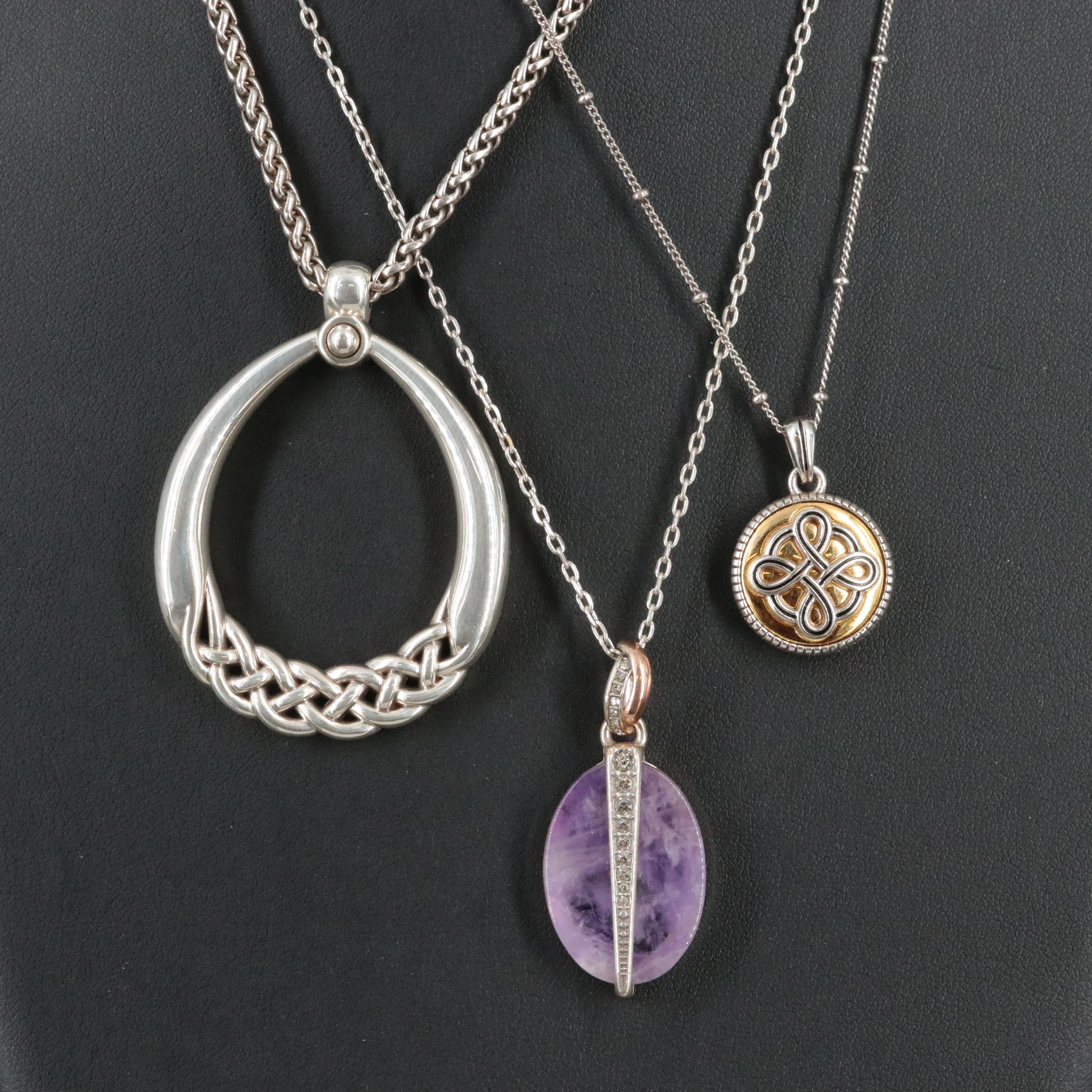 Brighton Amethyst and Enamel Necklace Collection