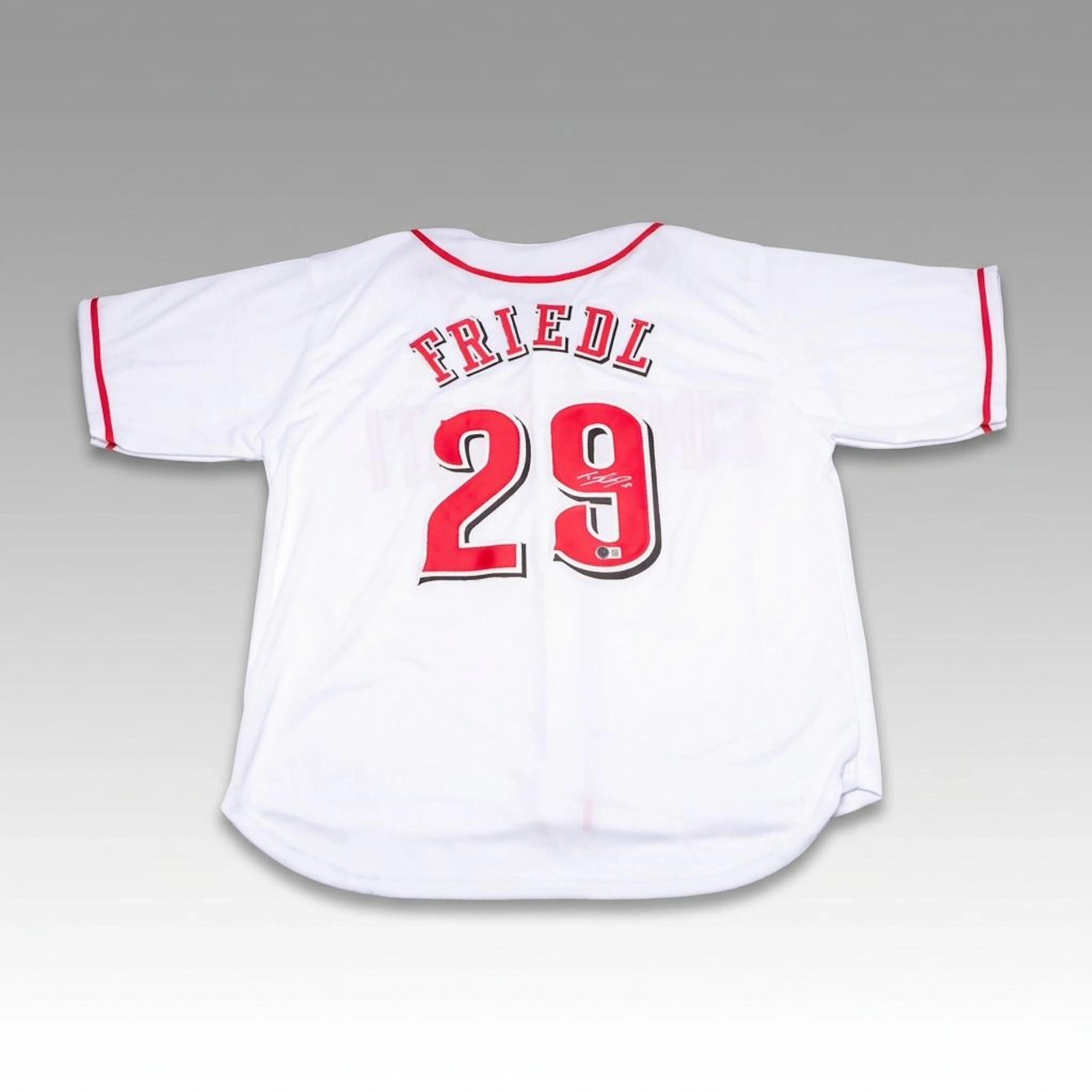 TJ Friedl Signed Cincinnati Reds Baseball Jersey, Beckett