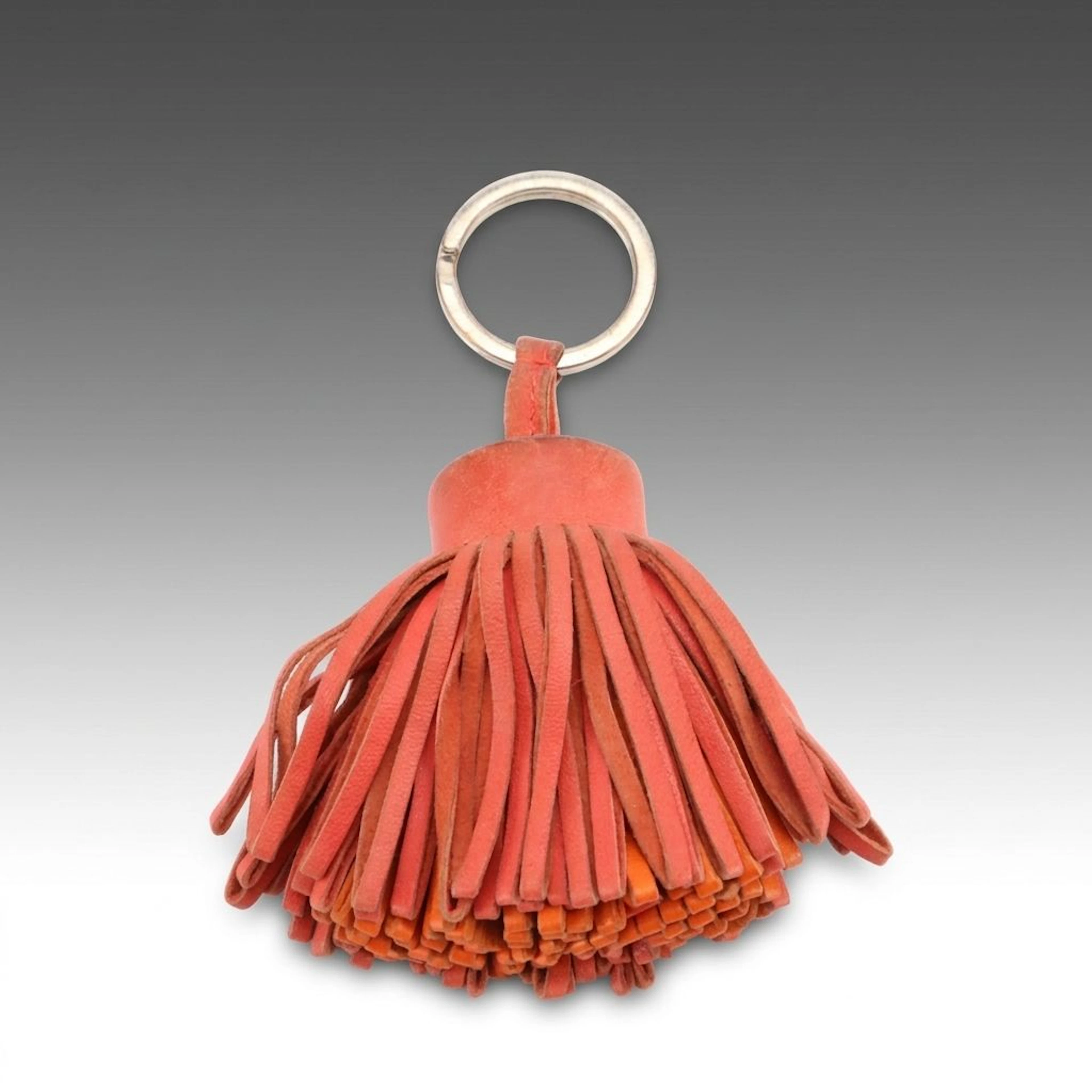 Hermès Carmen Tassel Key Ring/Bag Charm in Lambskin Leather