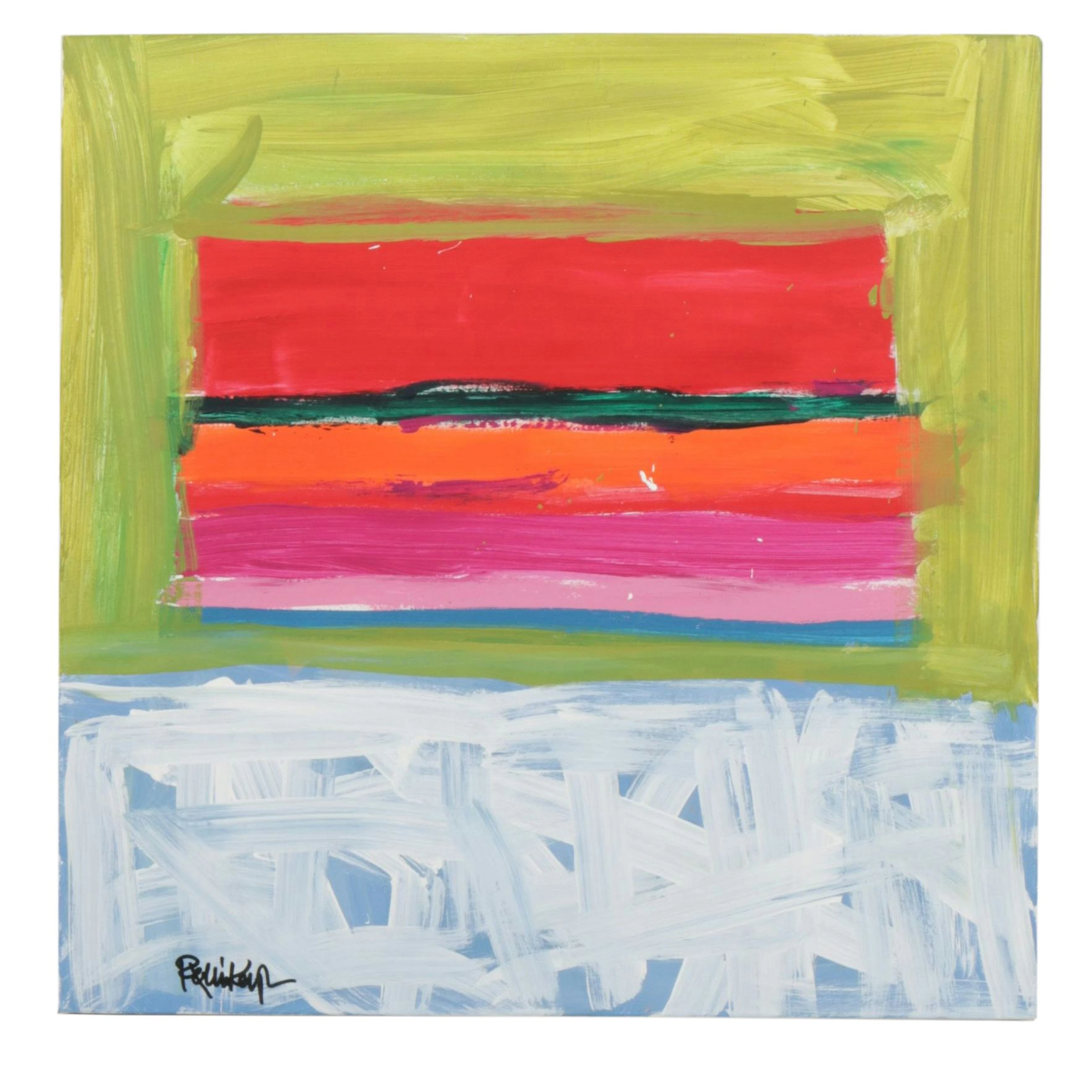 Expressionistic Abstract Acrylic Painting