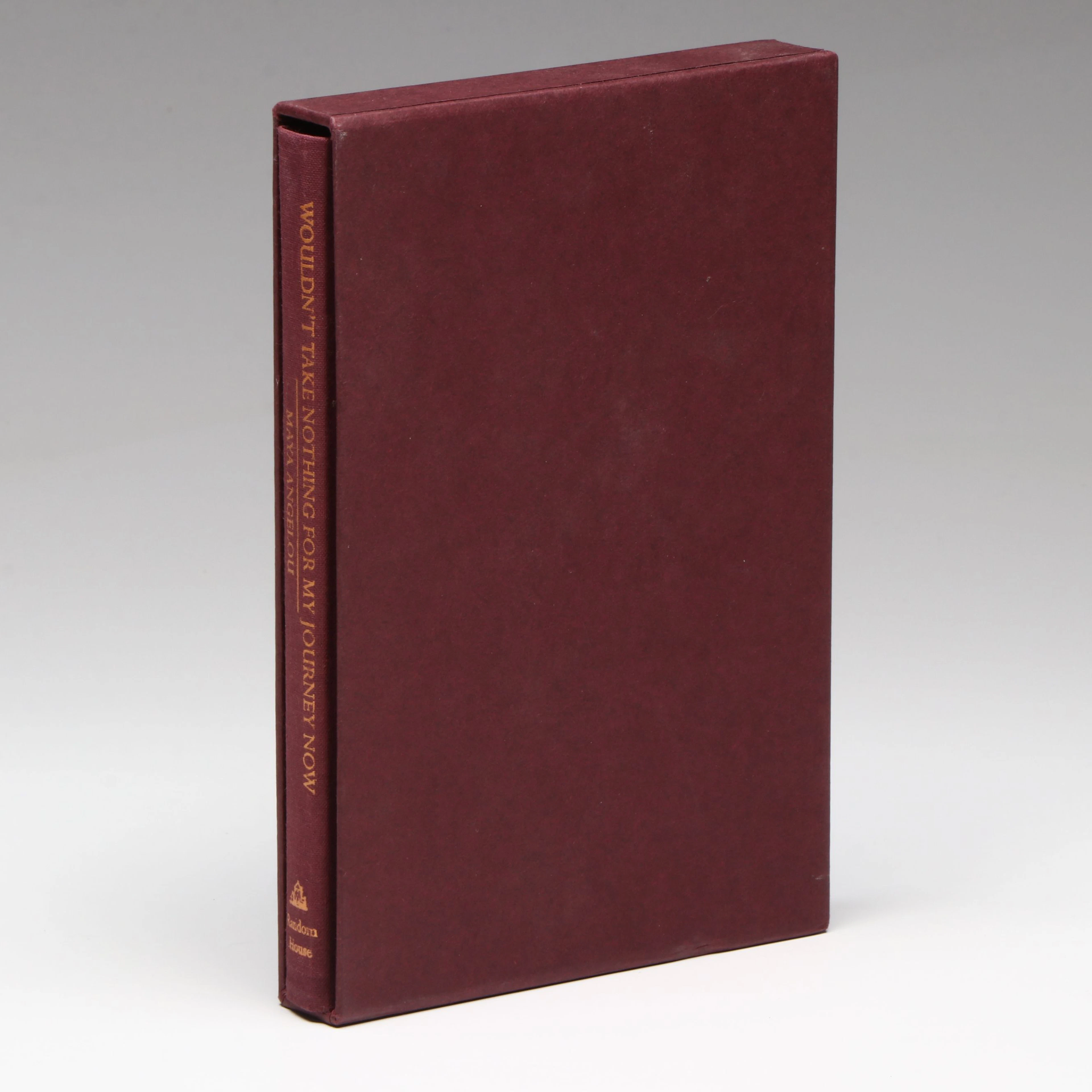 Signed First Edition "Wouldn't Take Nothing for My Journey Now" by Maya Angelou