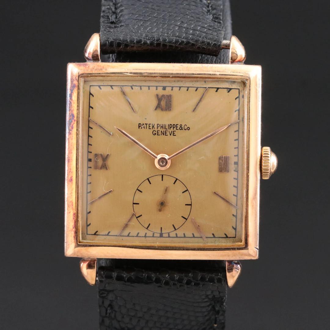 18K Rose Gold Patek Philippe Vintage Watch
