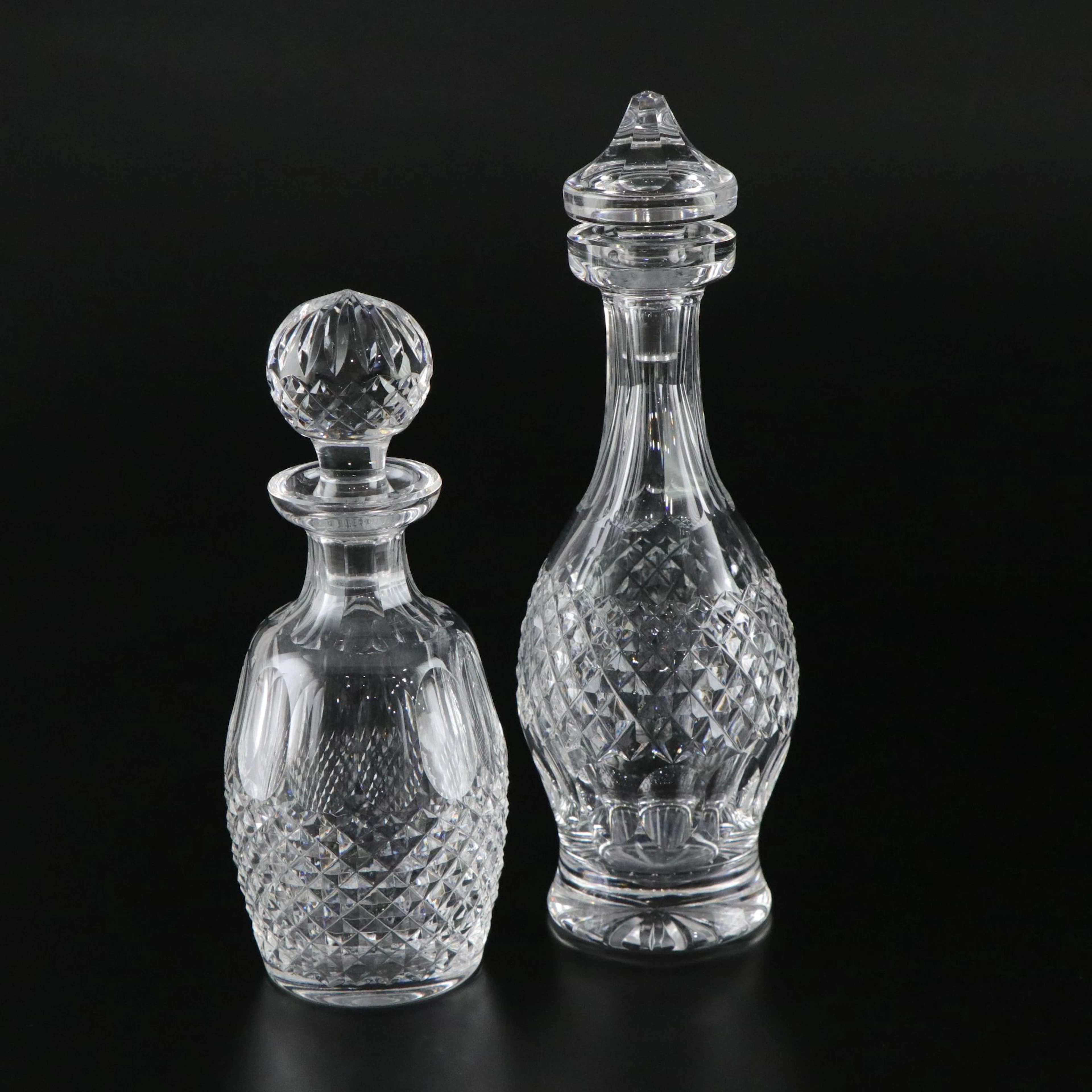 Waterford "Colleen" Wine and Spirit Decanters