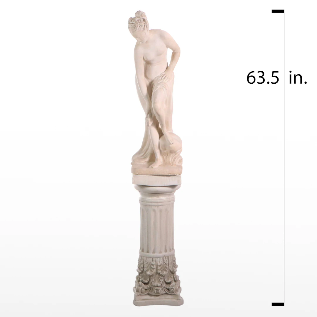 Plaster Sculpture After Christophe-Gabriel Allegrain "Vénus sortant du bain"