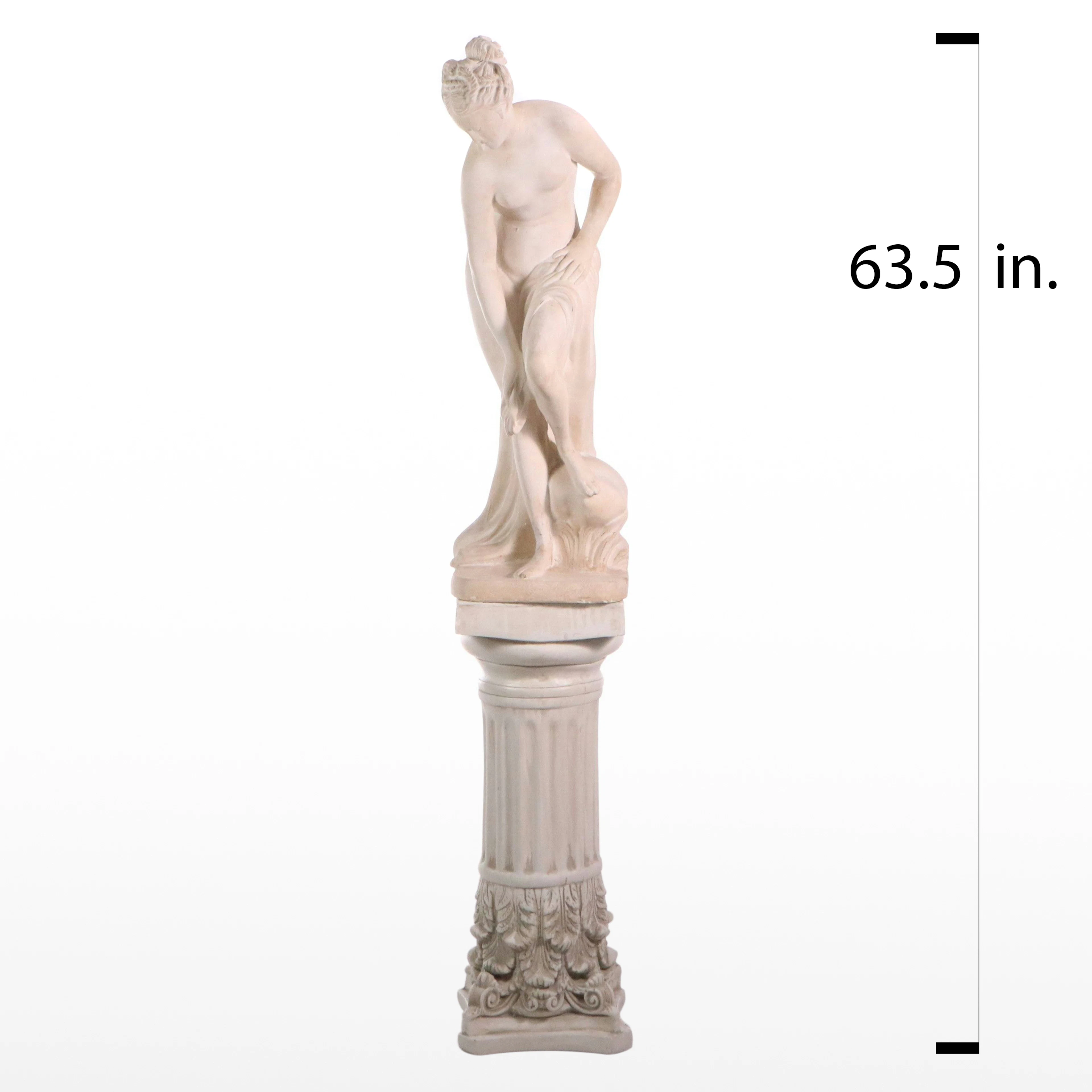 Plaster Sculpture After Christophe-Gabriel Allegrain "Vénus sortant du bain"